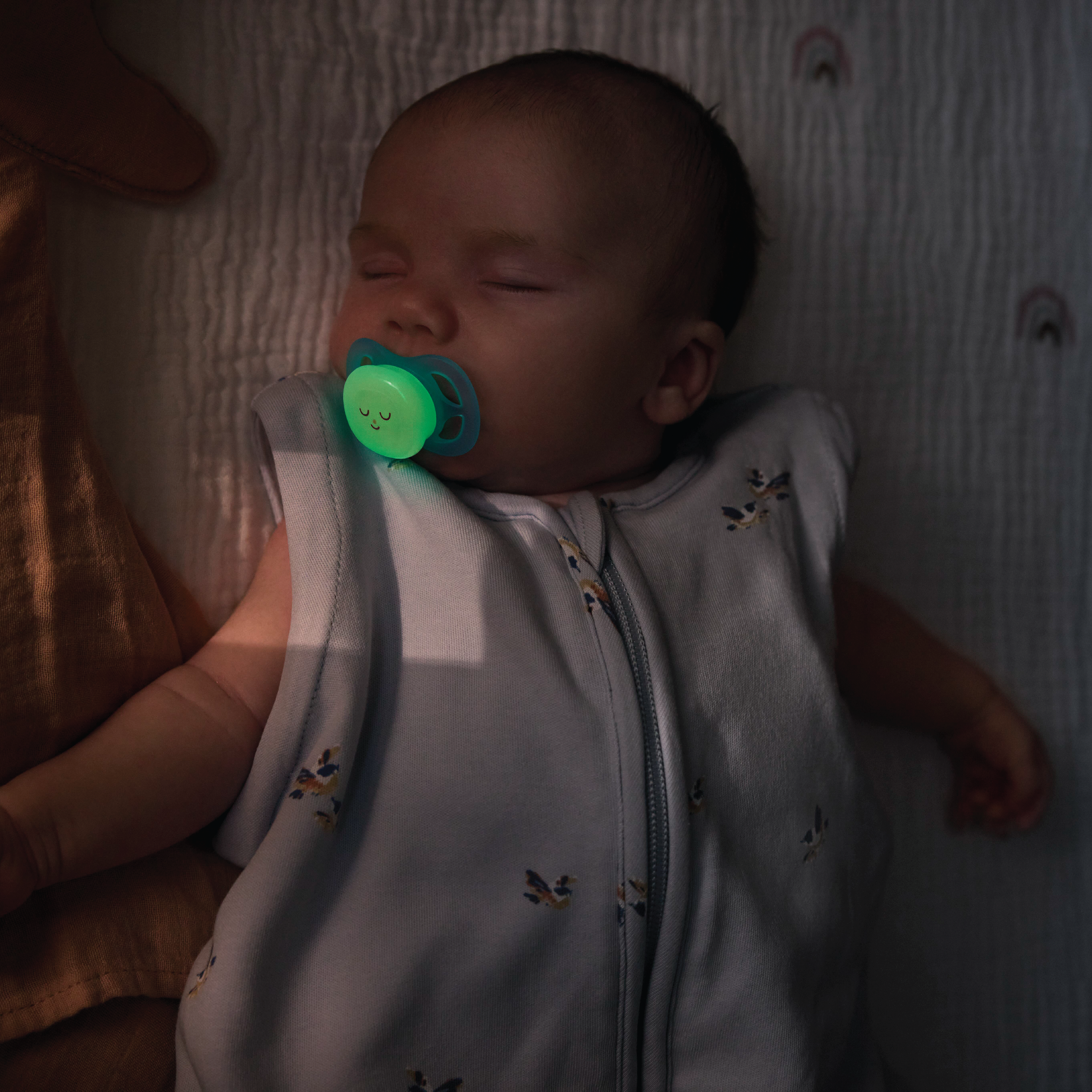 Philips Avent Ultra Start Night Smokk, 0-2 mnd, blå/grønn, 2 stk.