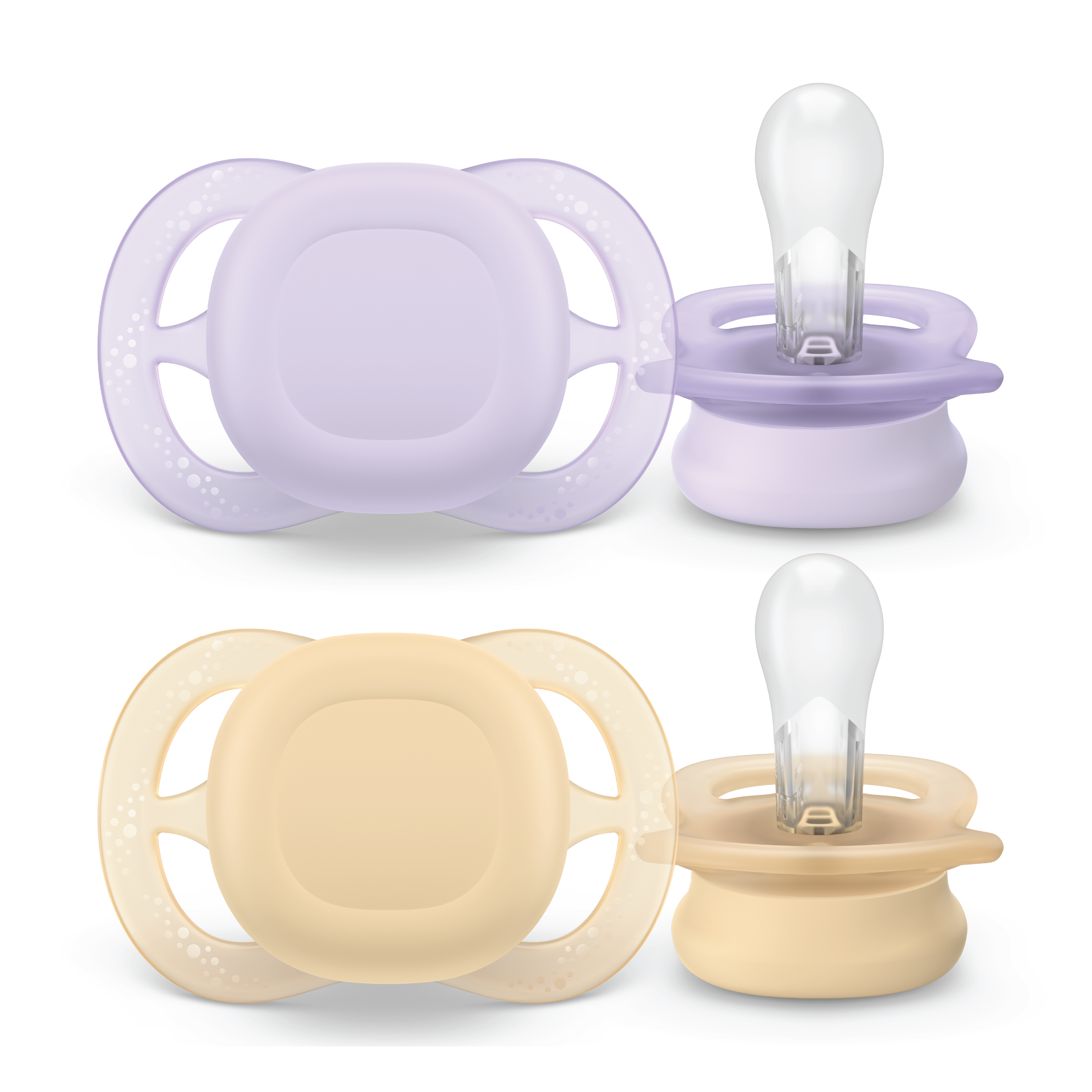 Philips Avent Ultra Start Smokk, 0-2 mnd, lilla/gul, 2 stk.