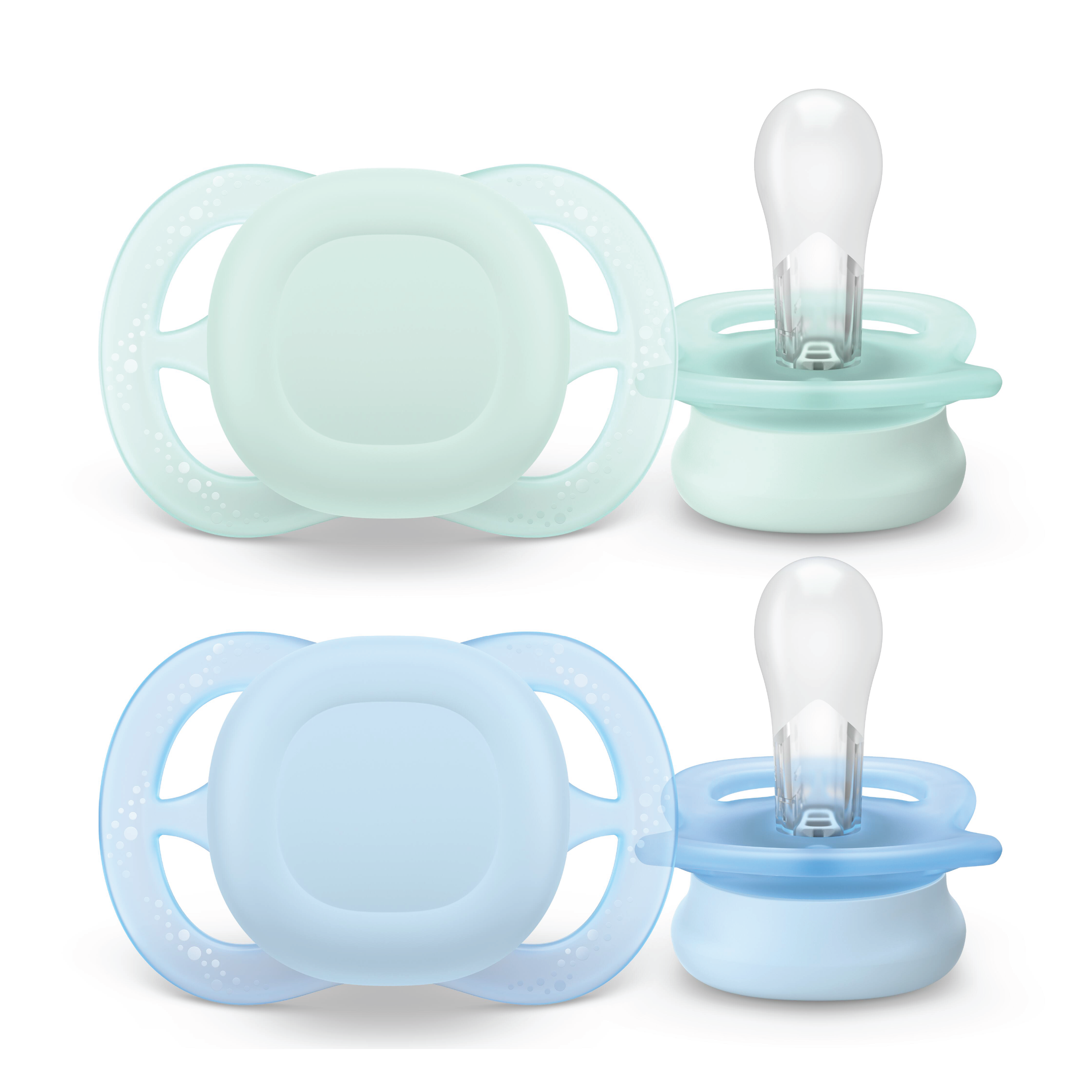 Philips Avent Ultra Start Smokk, 0-2 mnd, blå/grønn, 2 stk.