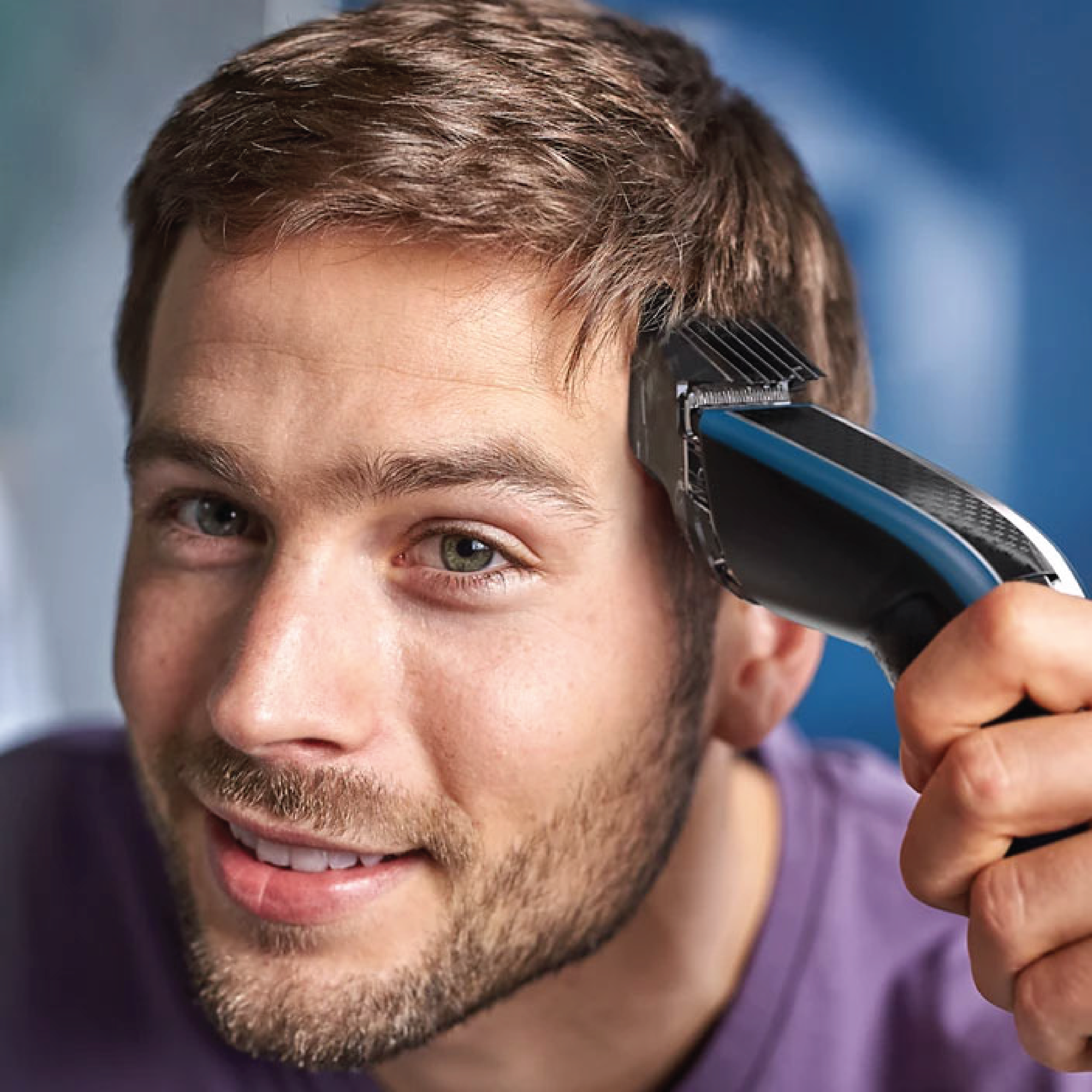 Philips Hairclipper Series 5000 Vaskbar hårklipper, Blå, 1 stk.