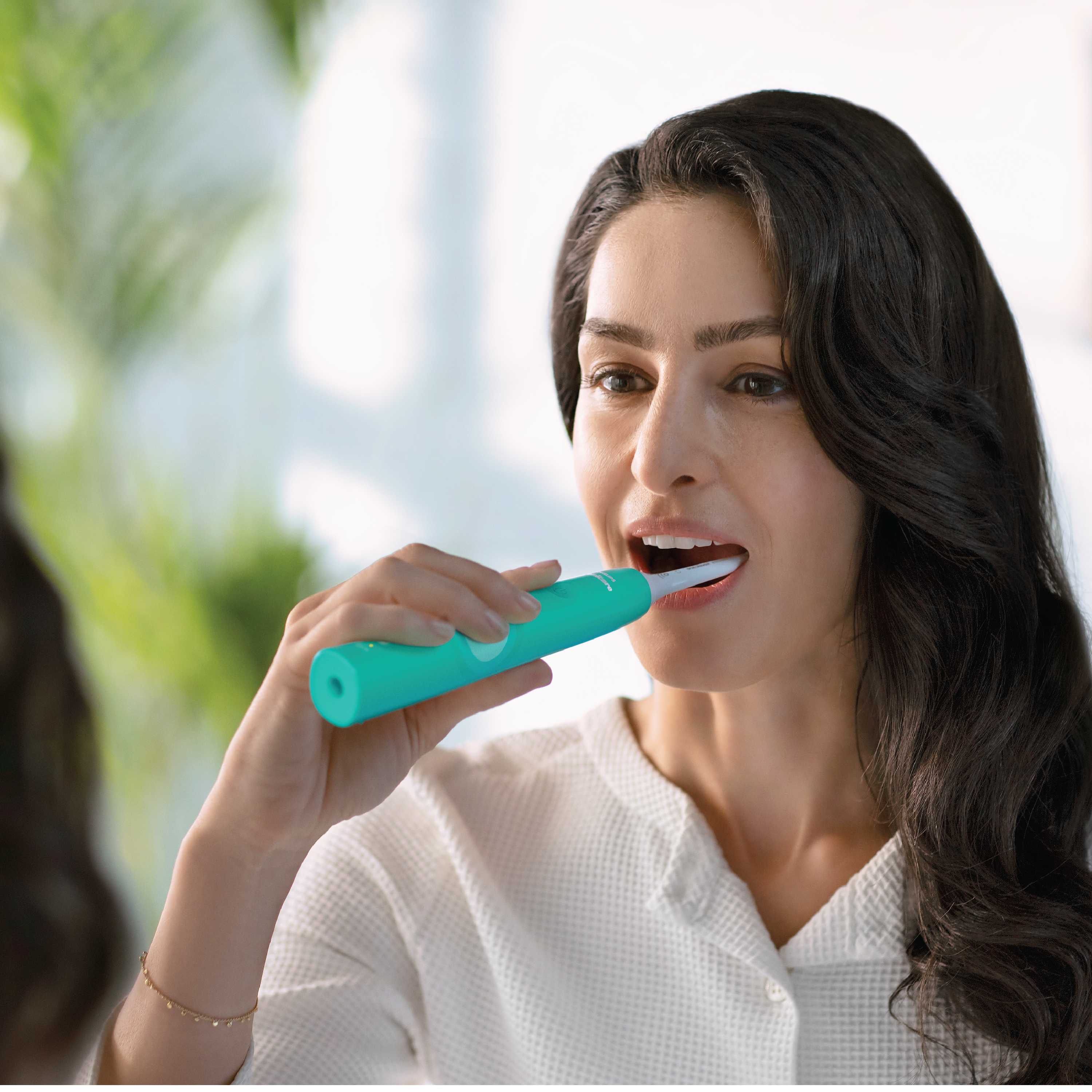 Philips Sonicare 4100 Series Sonic Elektrisk tannbørste, Turkis, 1 stk.