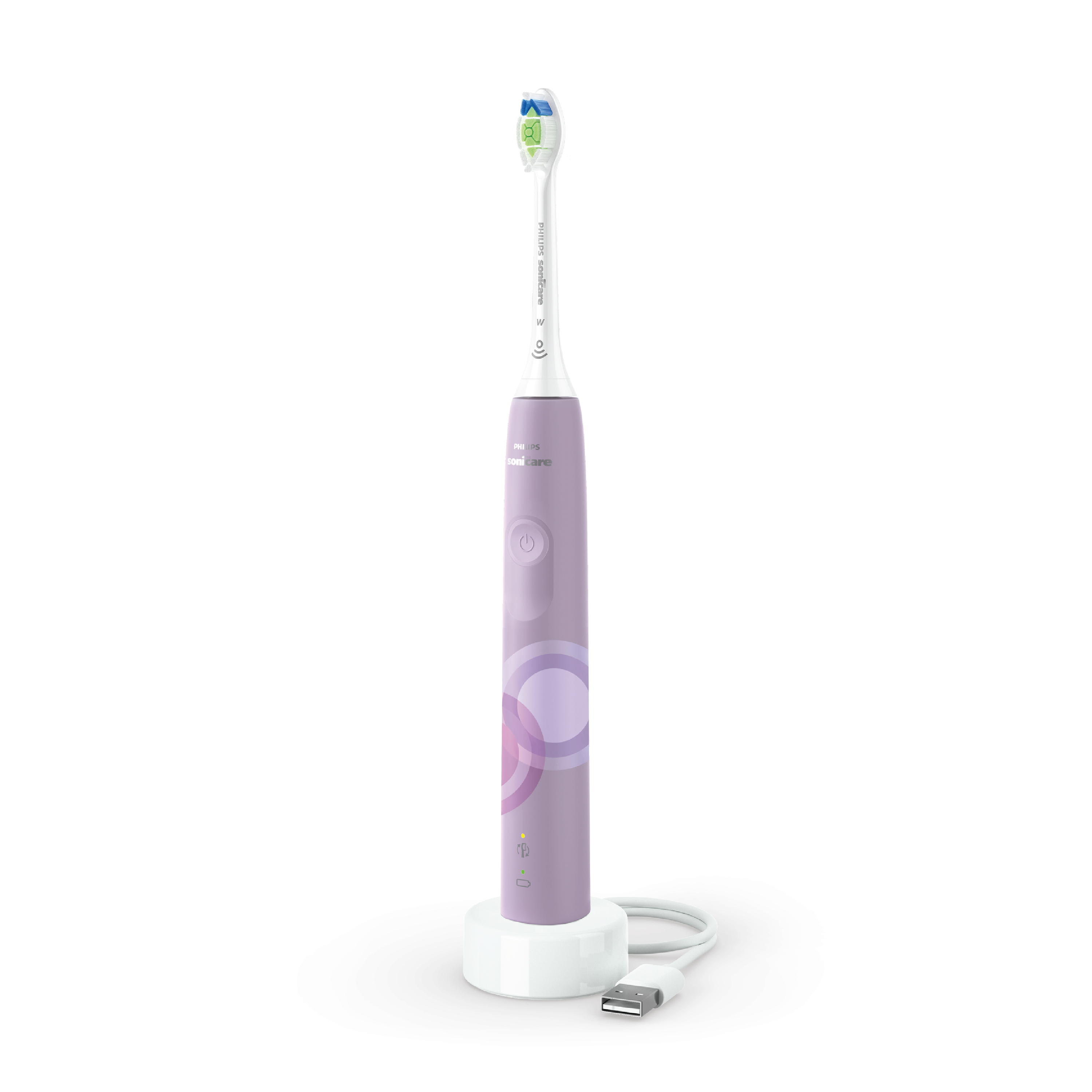 Philips Sonicare 4100 Series Sonic Elektrisk tannbørste, Lilla, 1 stk.