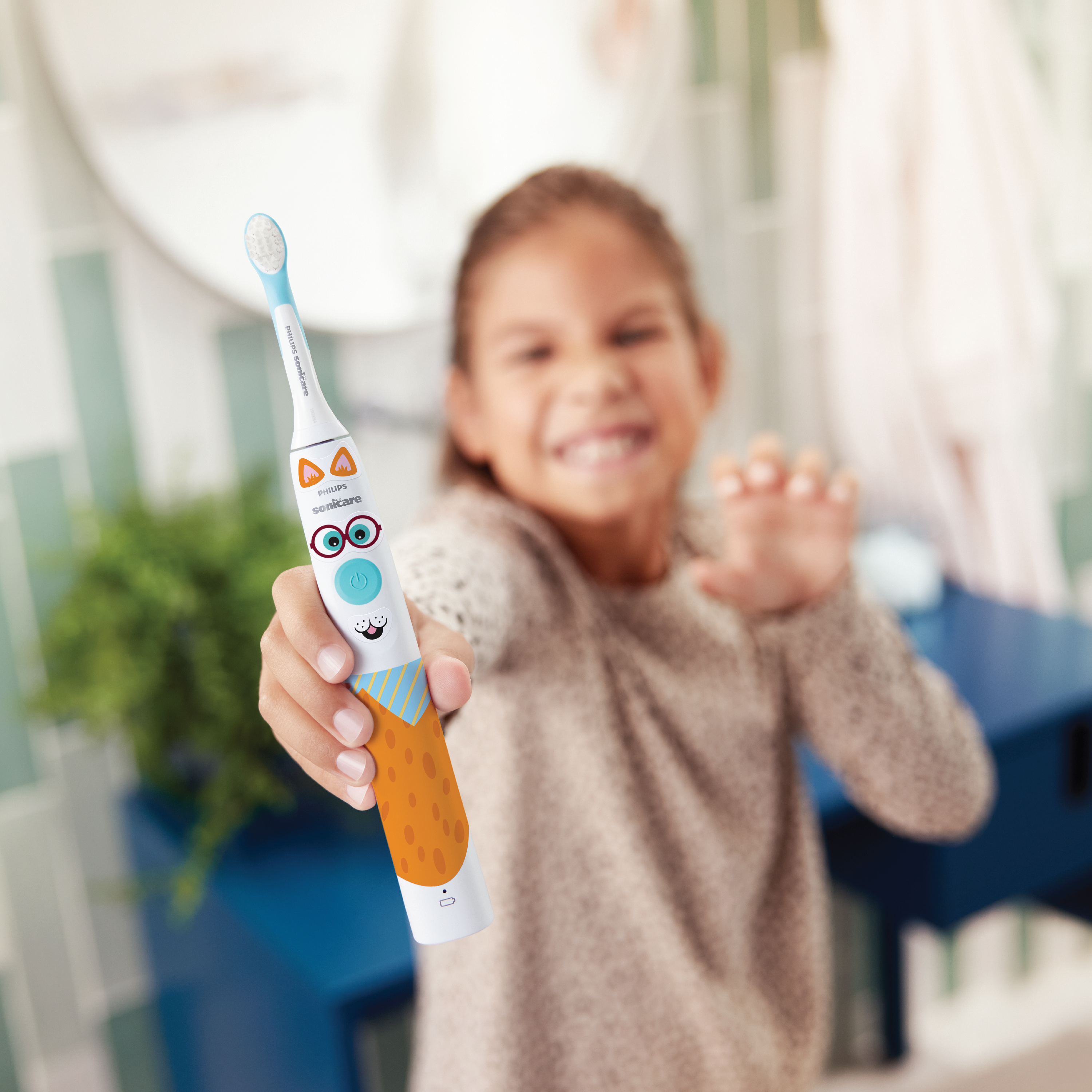 Philips Sonicare For Kids Design a Pet Edition Elektrisk tannbørste, 1 stk.