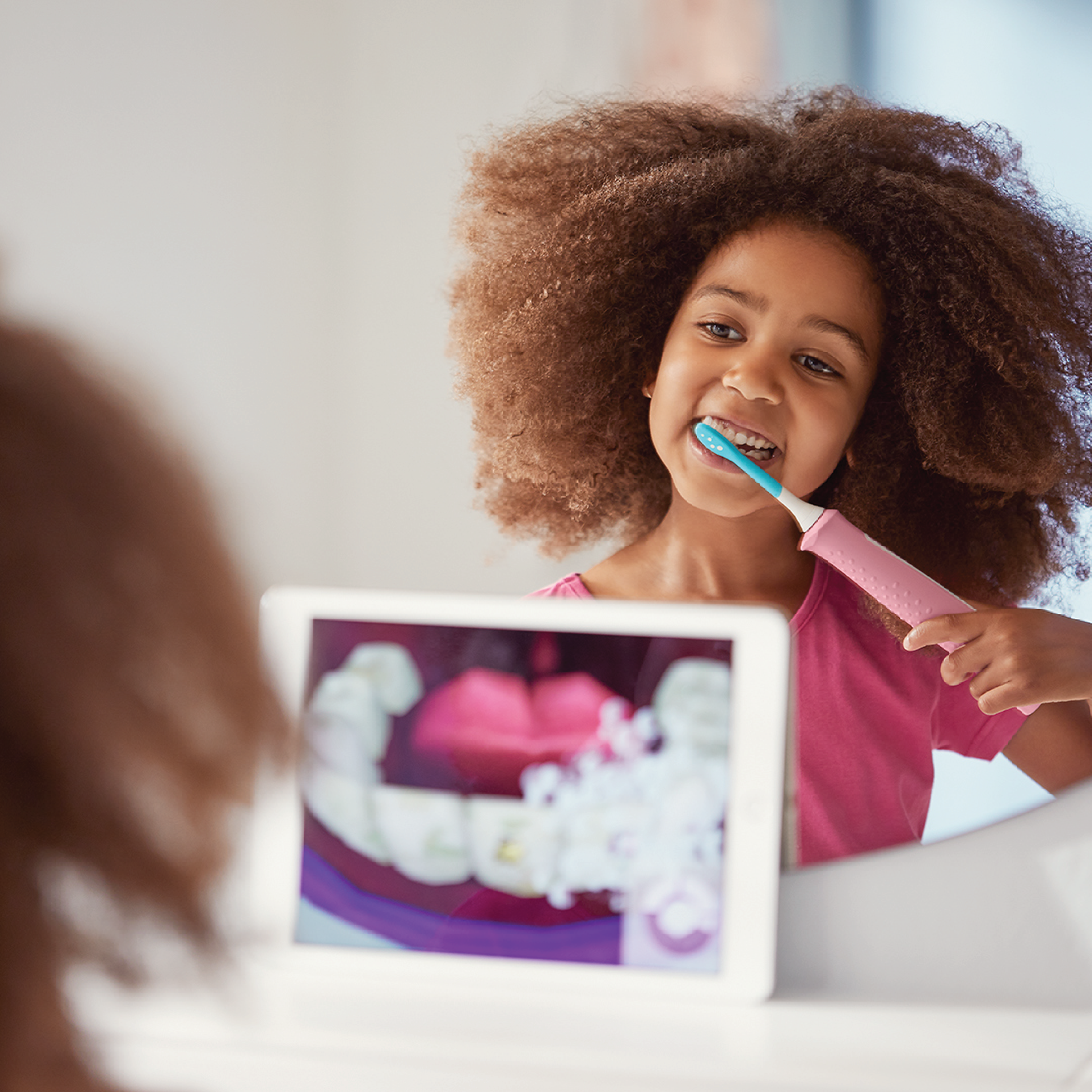 Philips Sonicare For Kids Sonic Elektrisk tannbørste, Rosa, 1 stk.