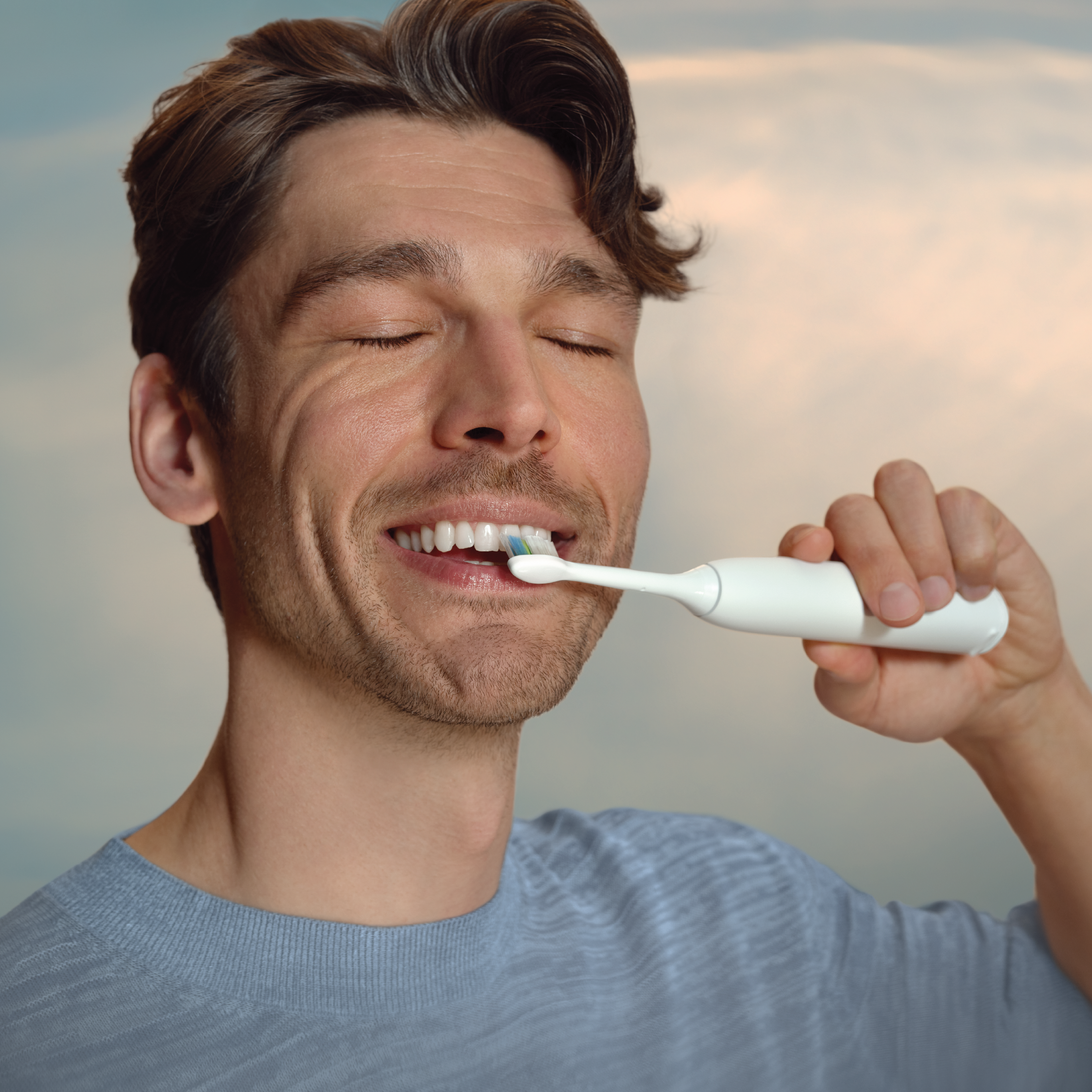 Philips Sonicare Series 5500 Oppladbar elektrisk tannbørste, Hvit, 1 stk.