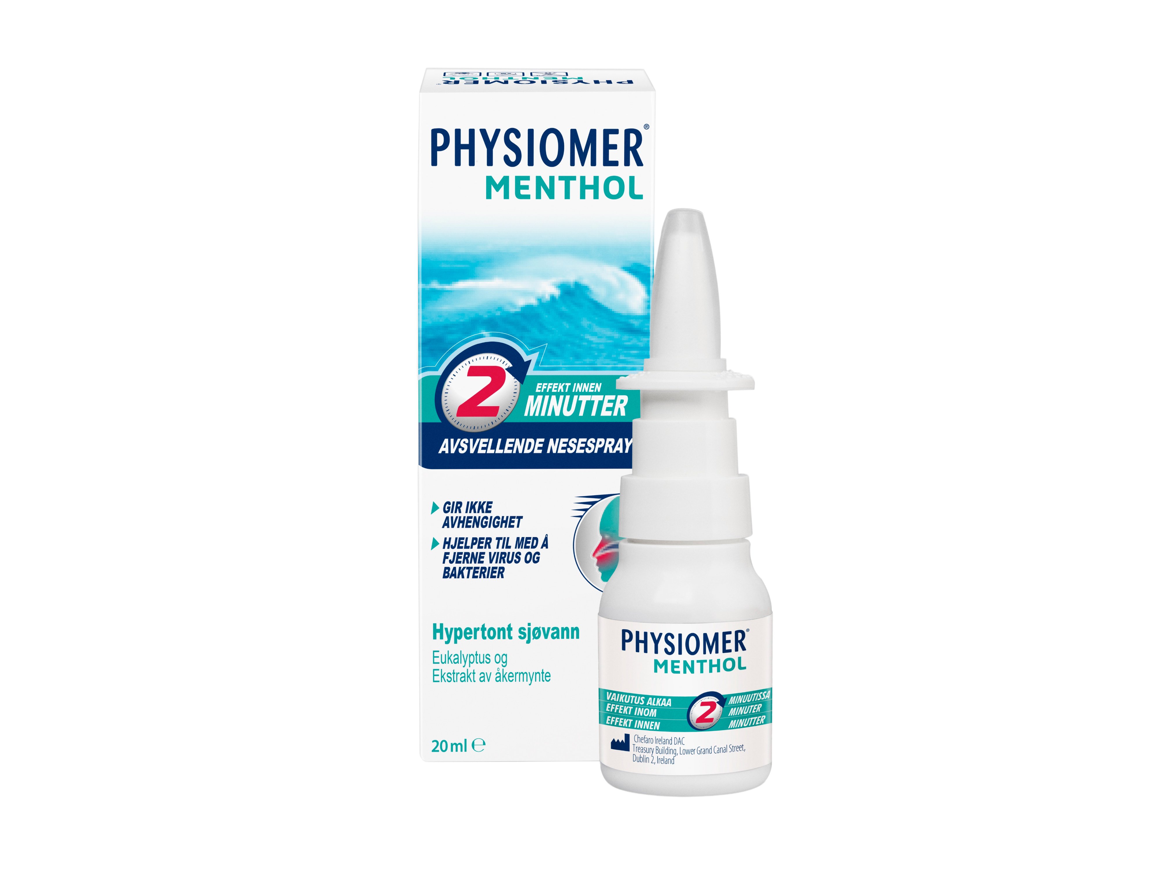 Physiomer Menthol Nesespray, 20 ml