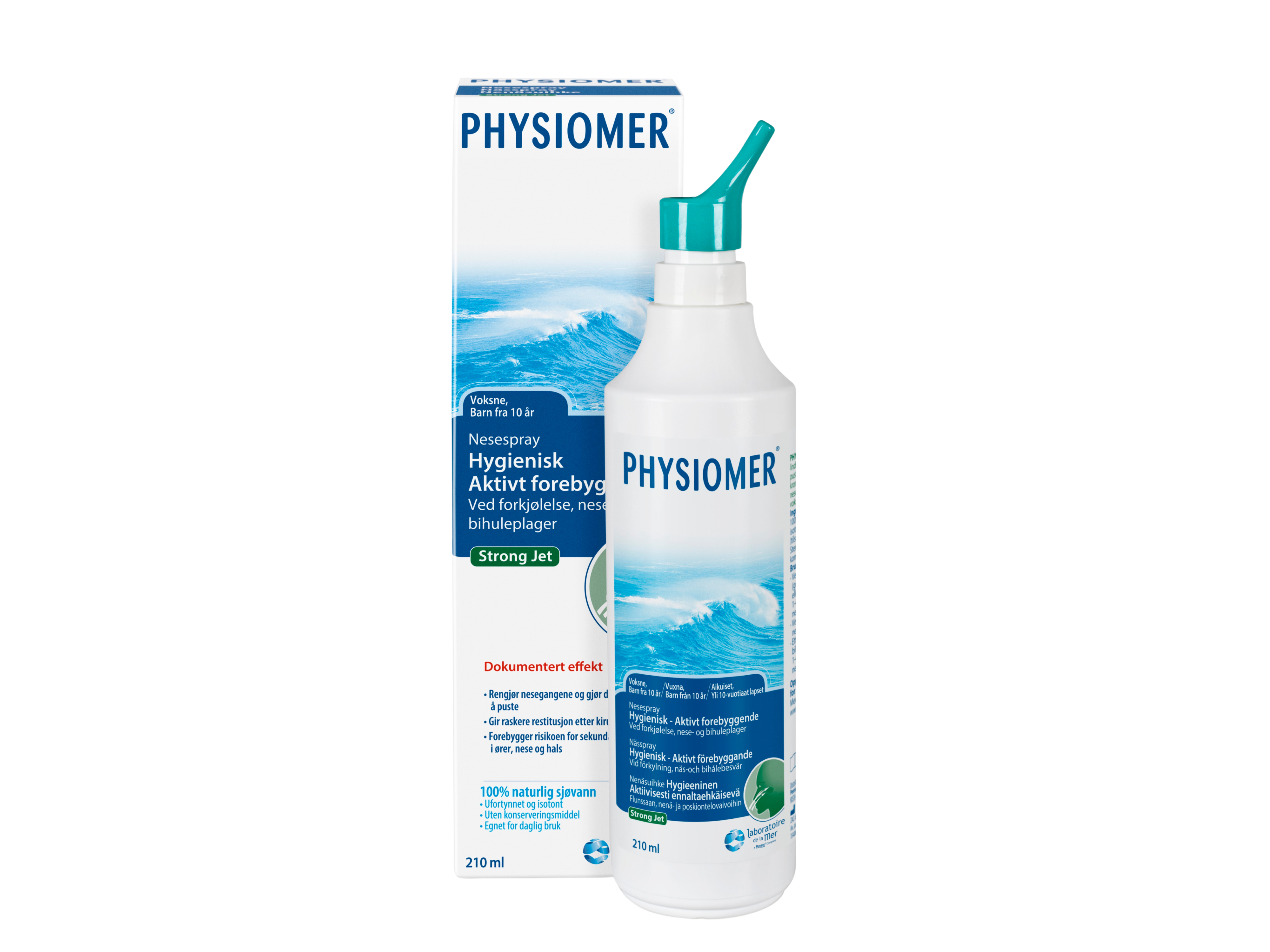 Physiomer Strong Jet Nesespray, 210 ml