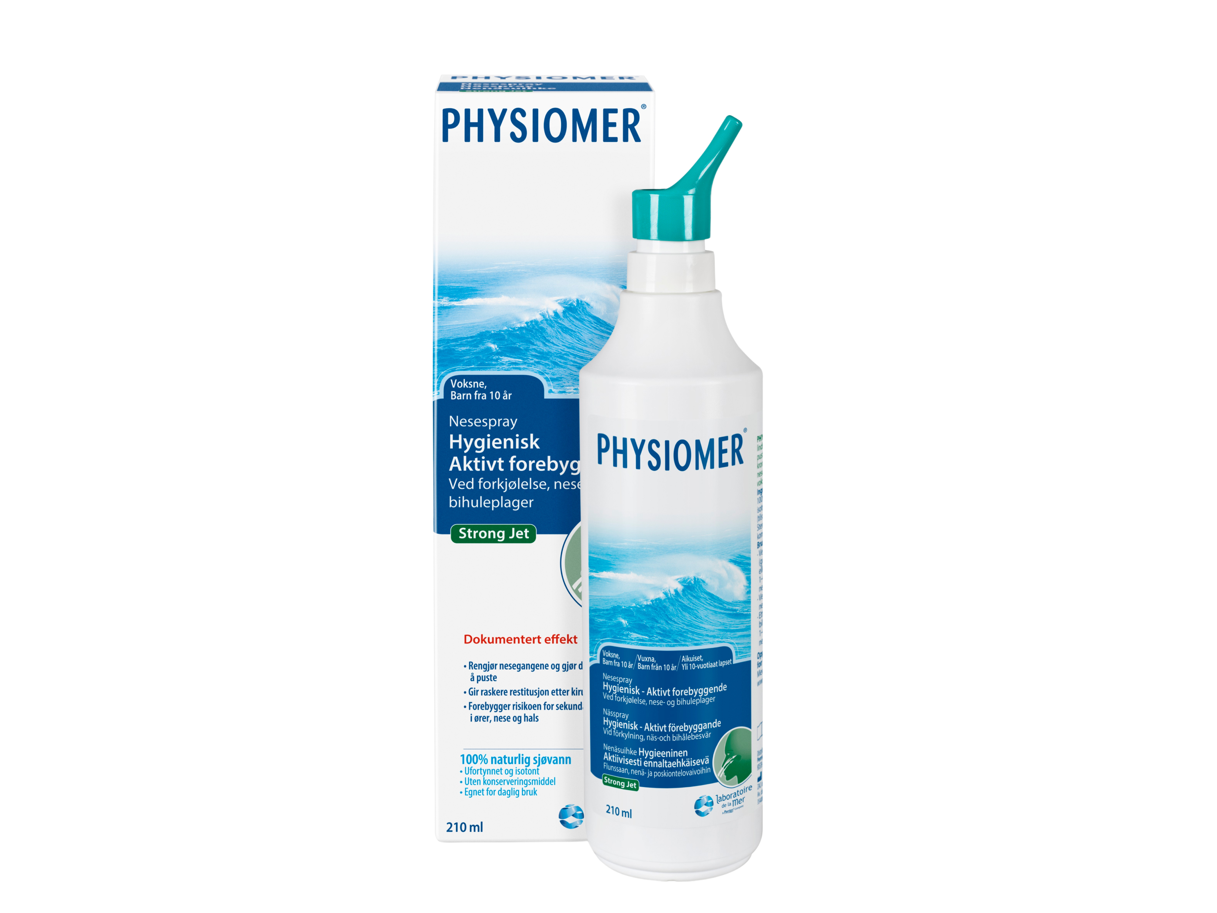 Physiomer Strong Jet Nesespray, 210 ml - Pollenallergi - Farmasiet.no