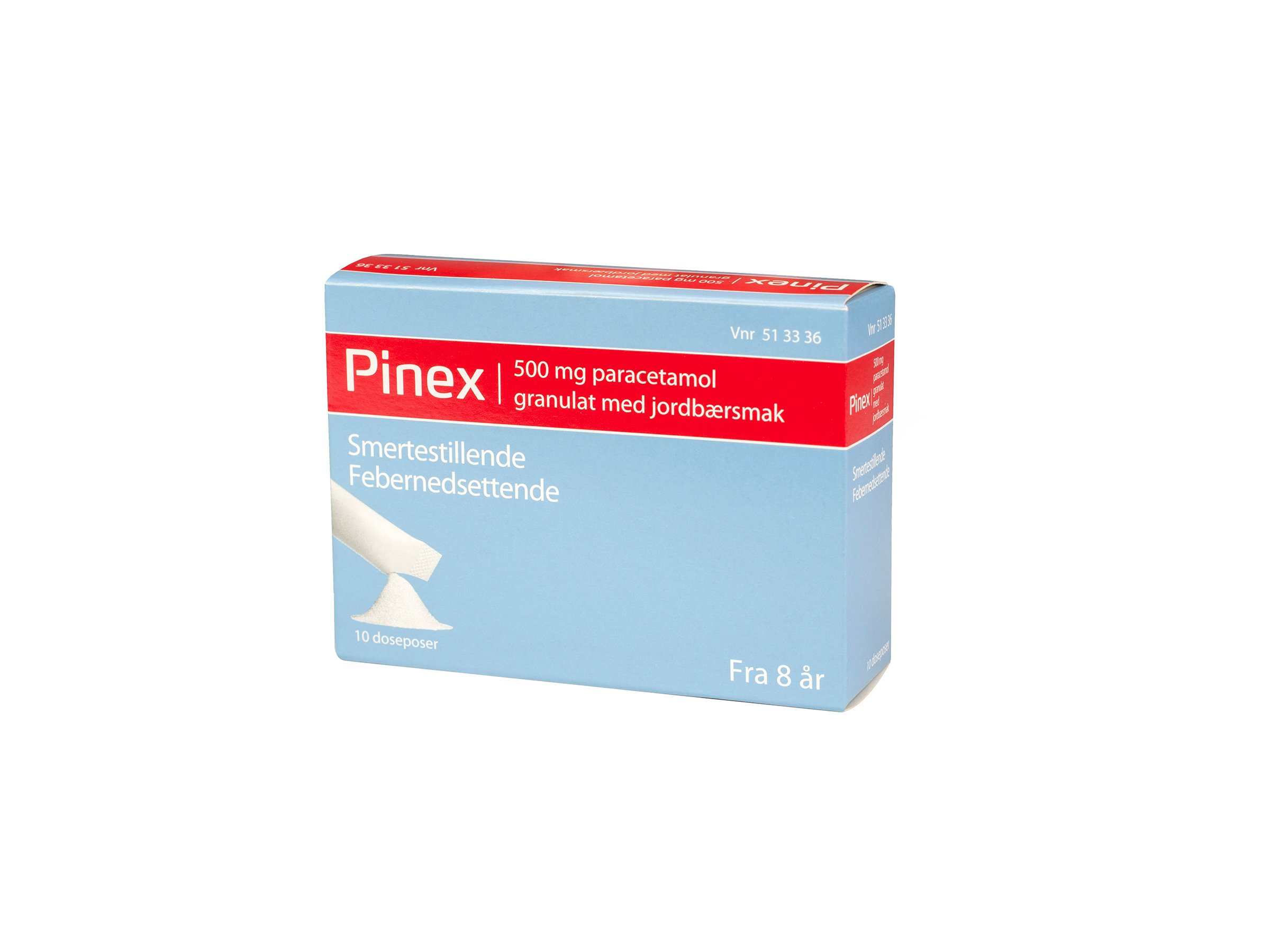 Pinex 500 mg granulat doseposer, 10 stk. - Smertestillende og ...