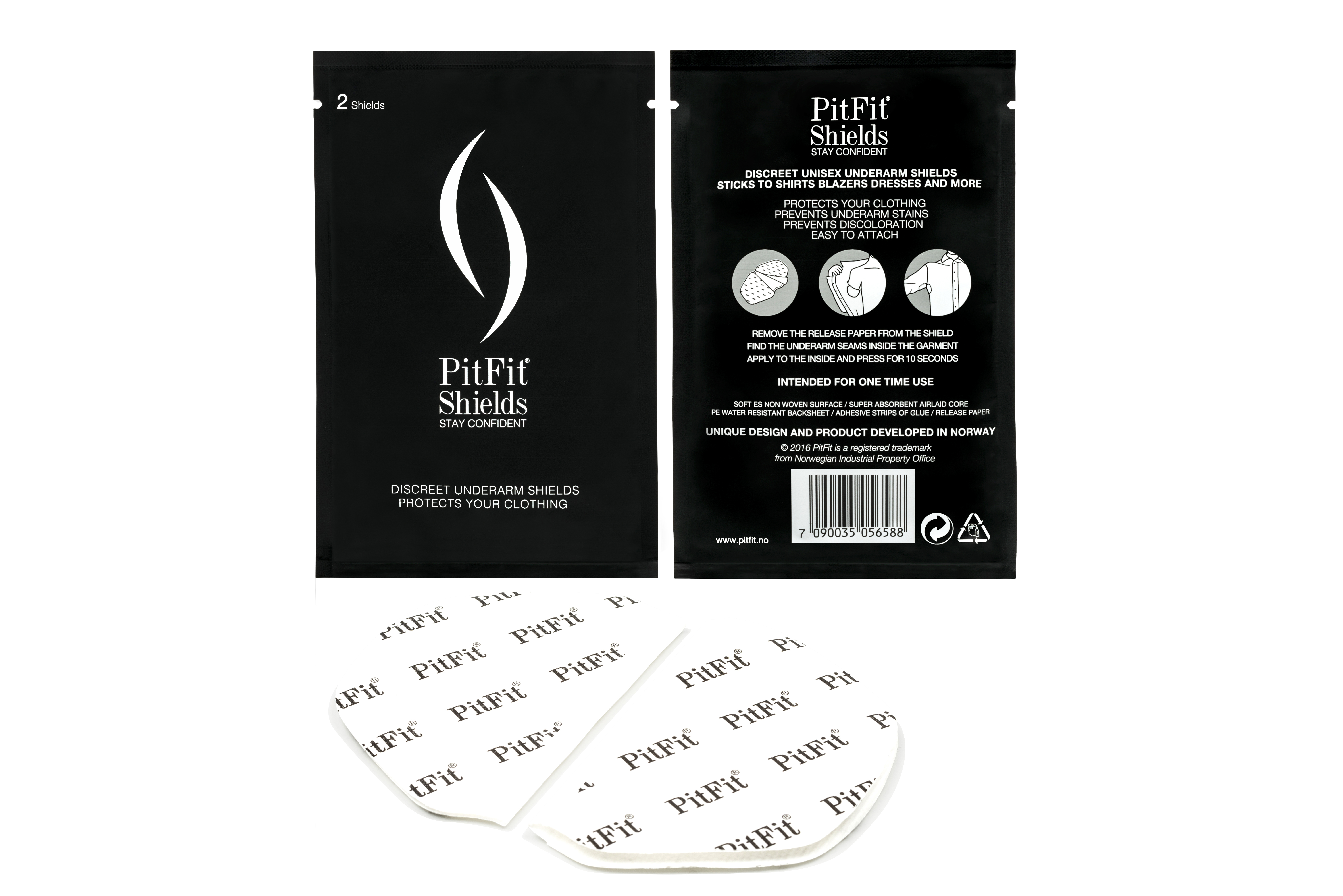 Pitfit underarm shields, 2 stk.