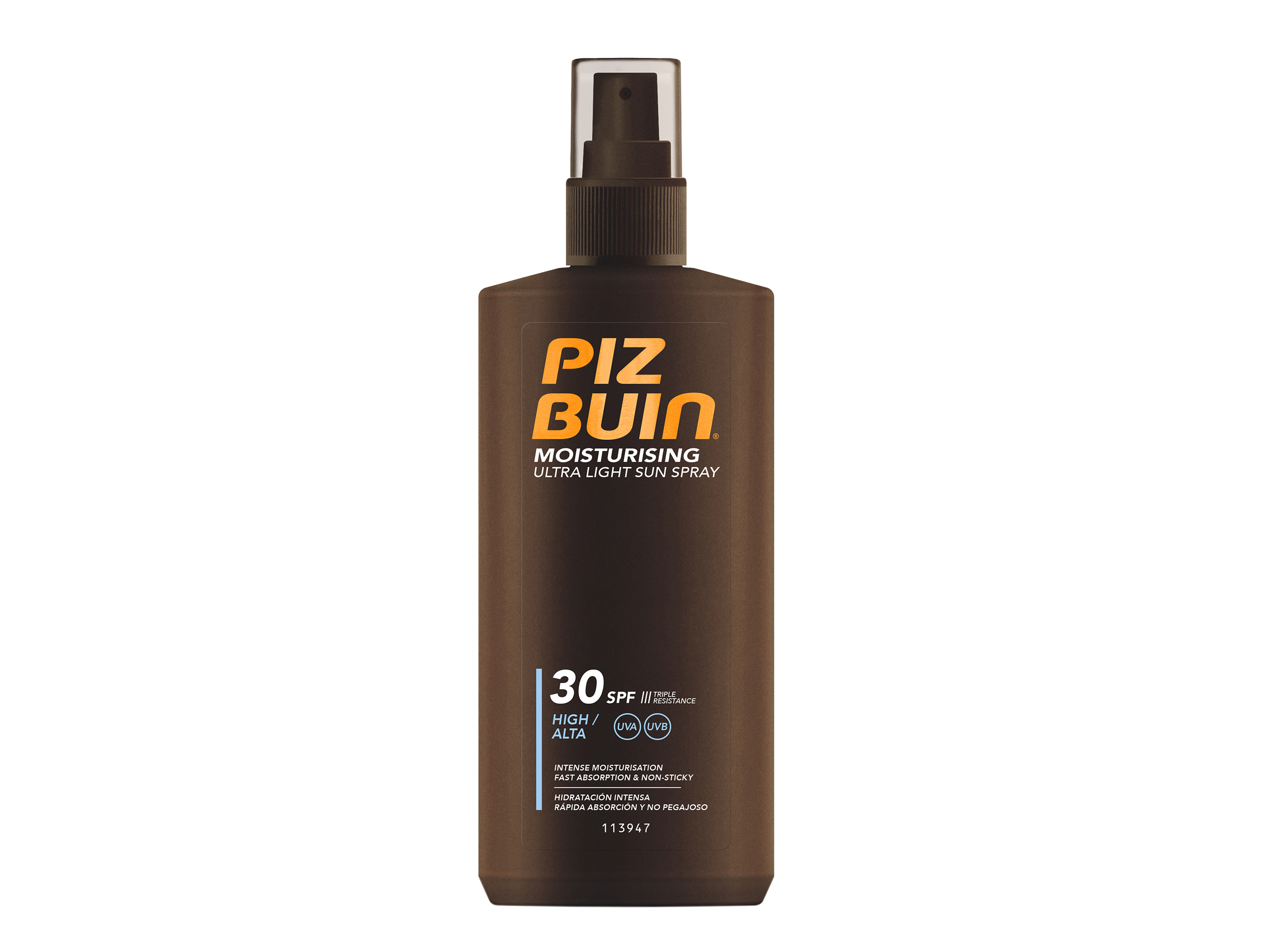 Piz Buin Moisturising Ultra Light Sun Spray, SPF 30, 200 ml