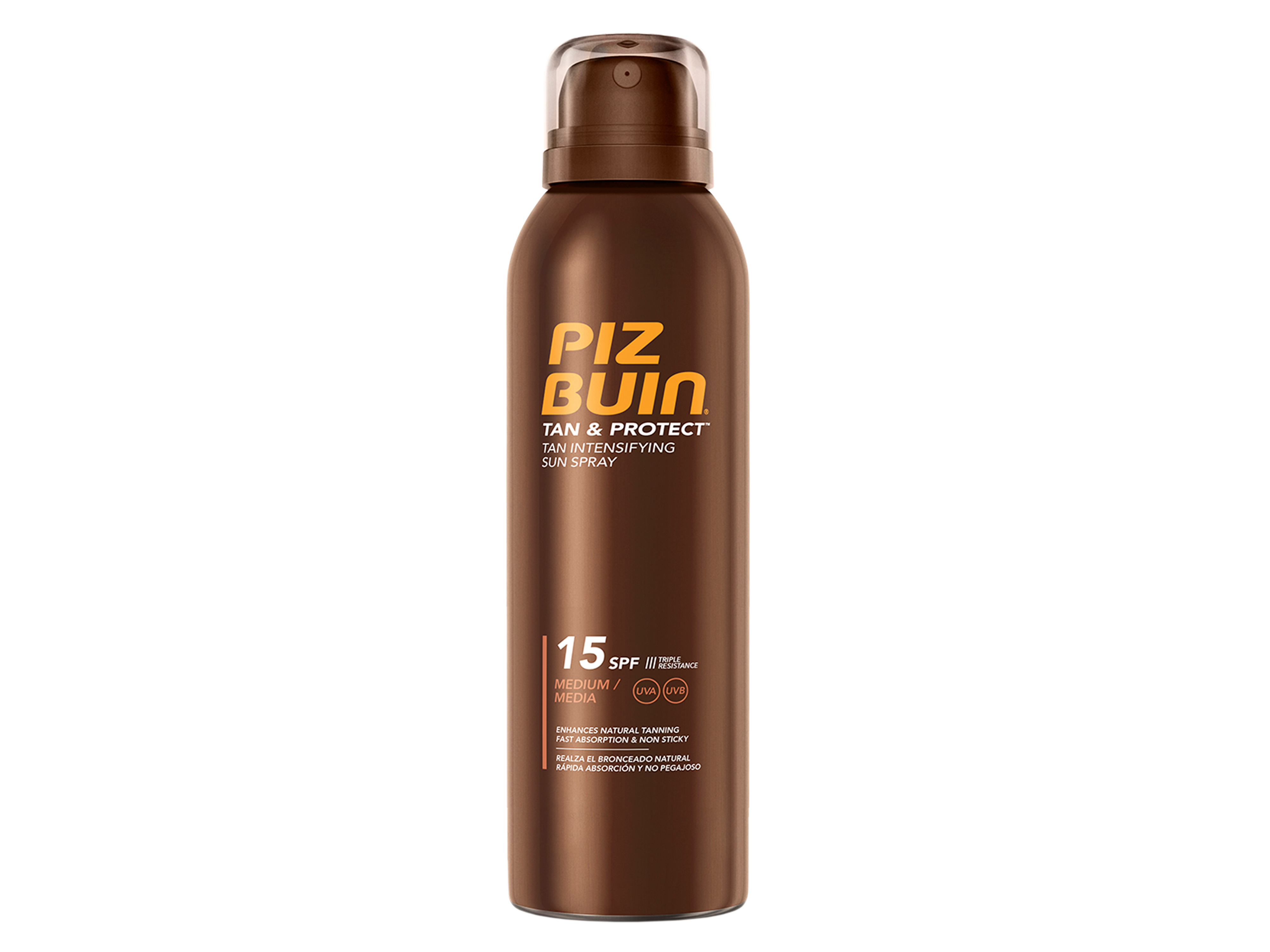 Piz Buin Tan & Protect Sun Spray, SPF 15, 150 ml
