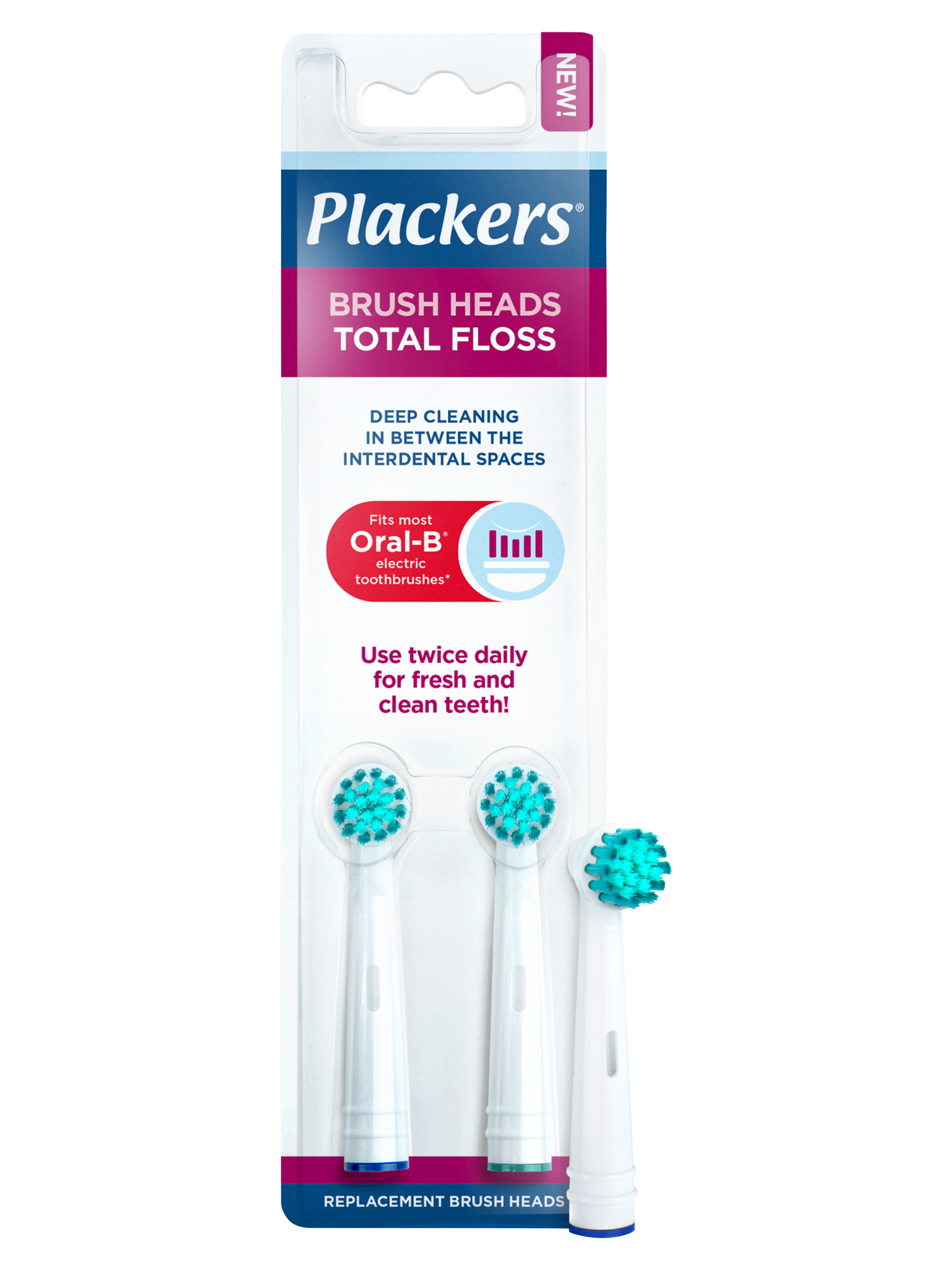 Plackers Total Floss Refill, 2 stk