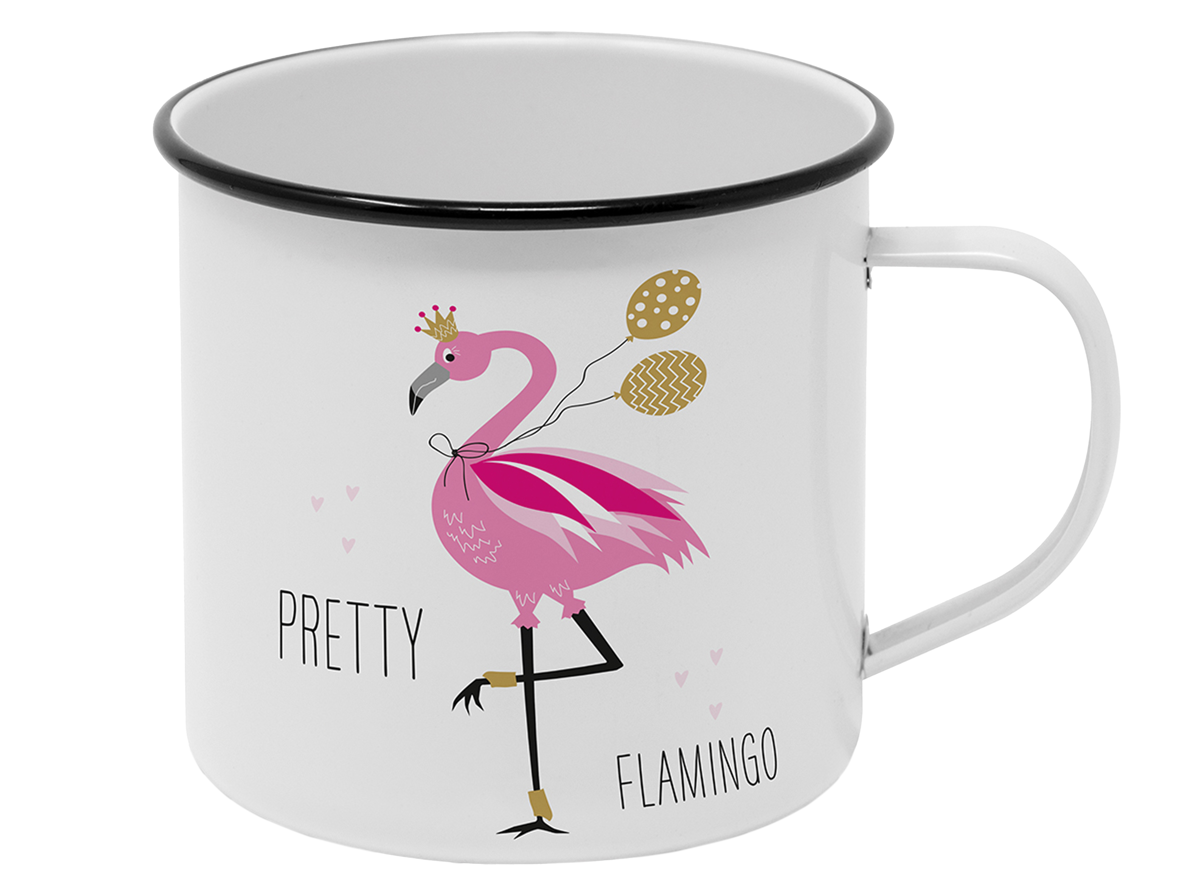 Paperproducts Design Metallkopp, Pretty Flamingo, 1 stk.