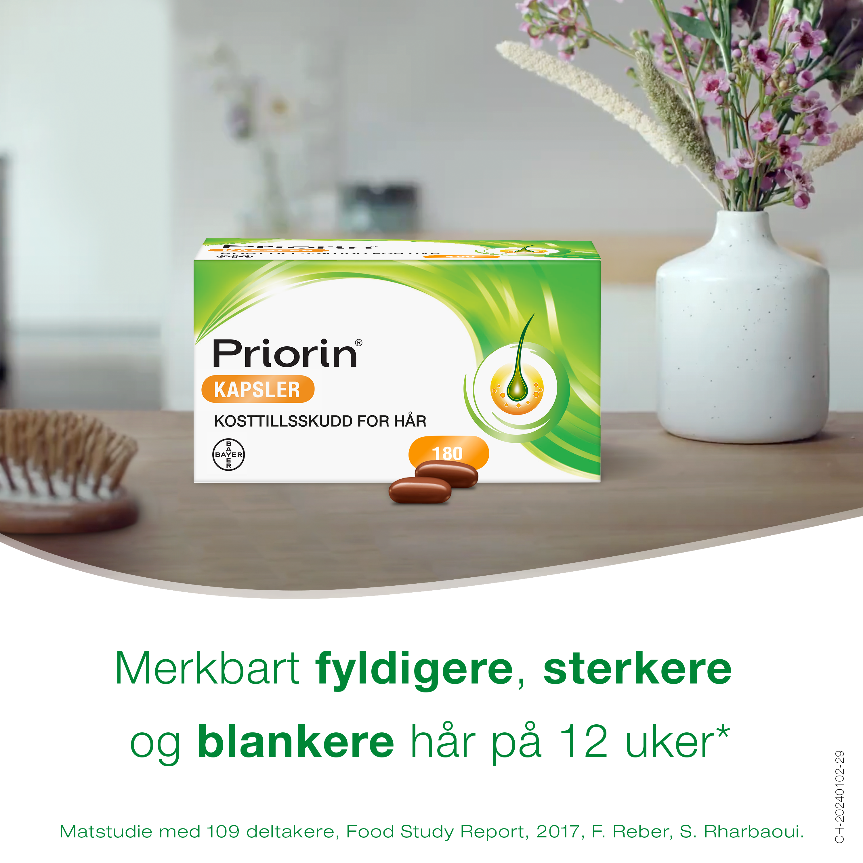 Priorin Kosttilskudd kapsler, 180 stk.