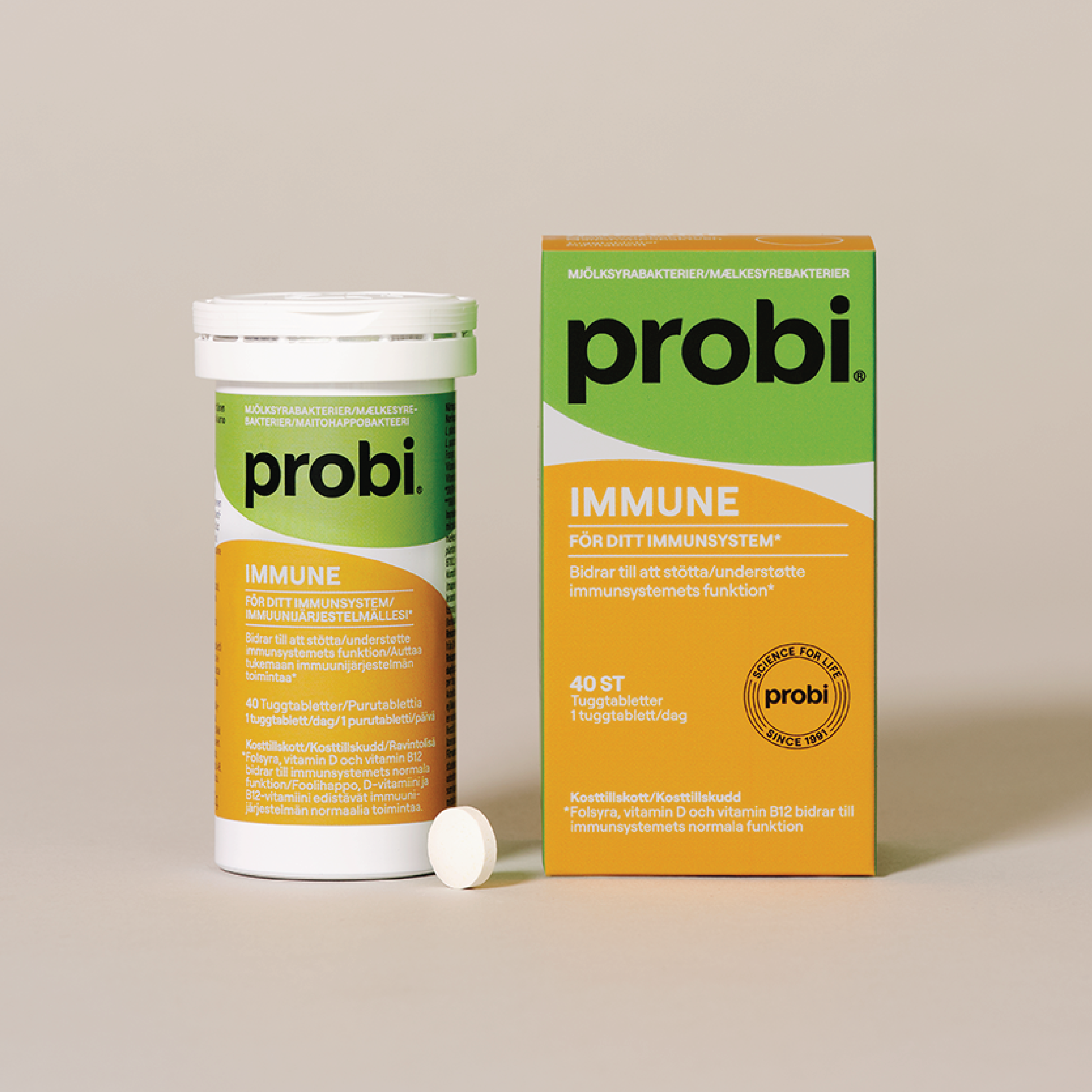Probi Immune 40 tyggetabletter, 40 stk.