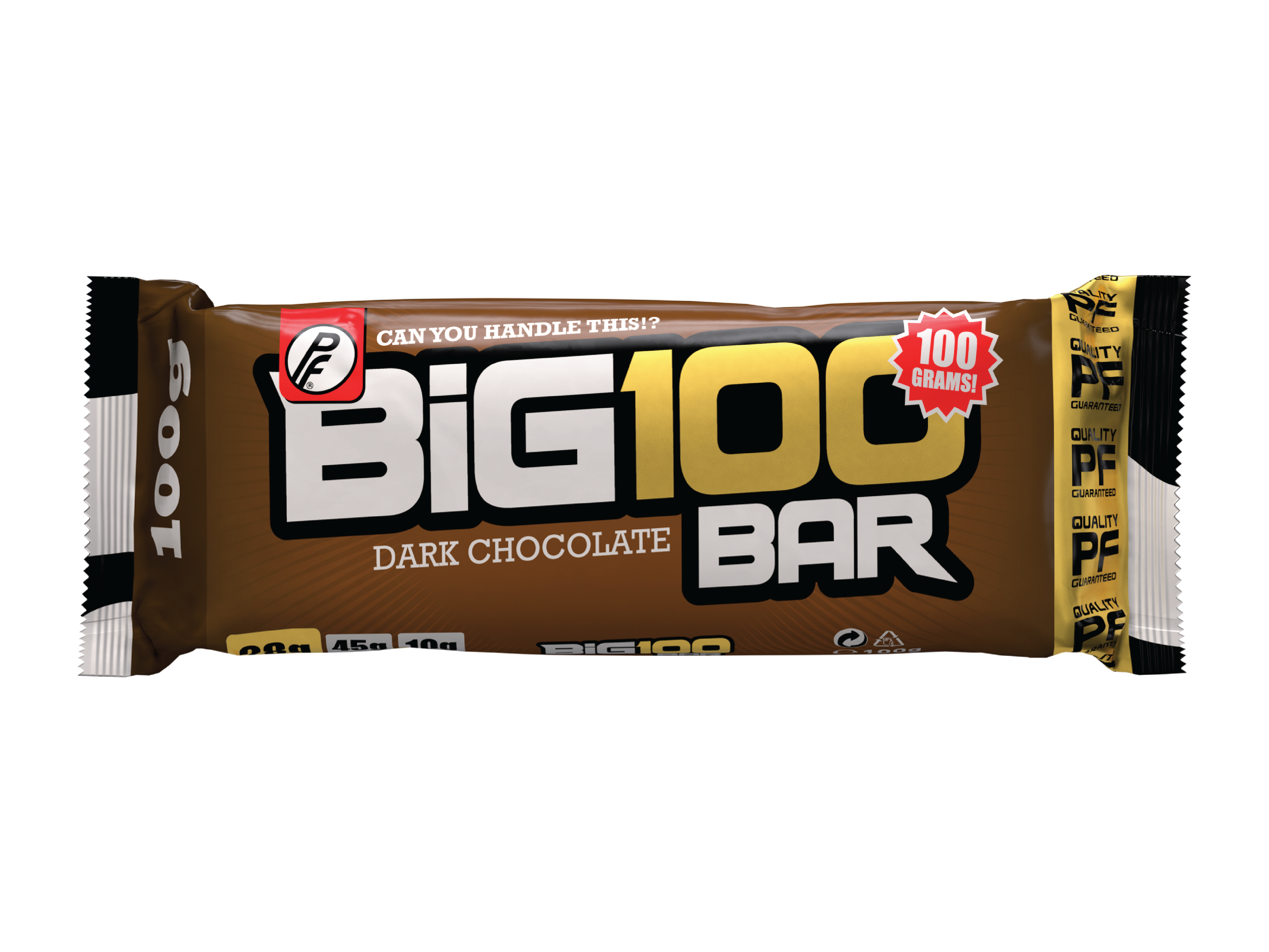 Proteinfabrikken Big Dark Chocolate Protein Bar, 100 g