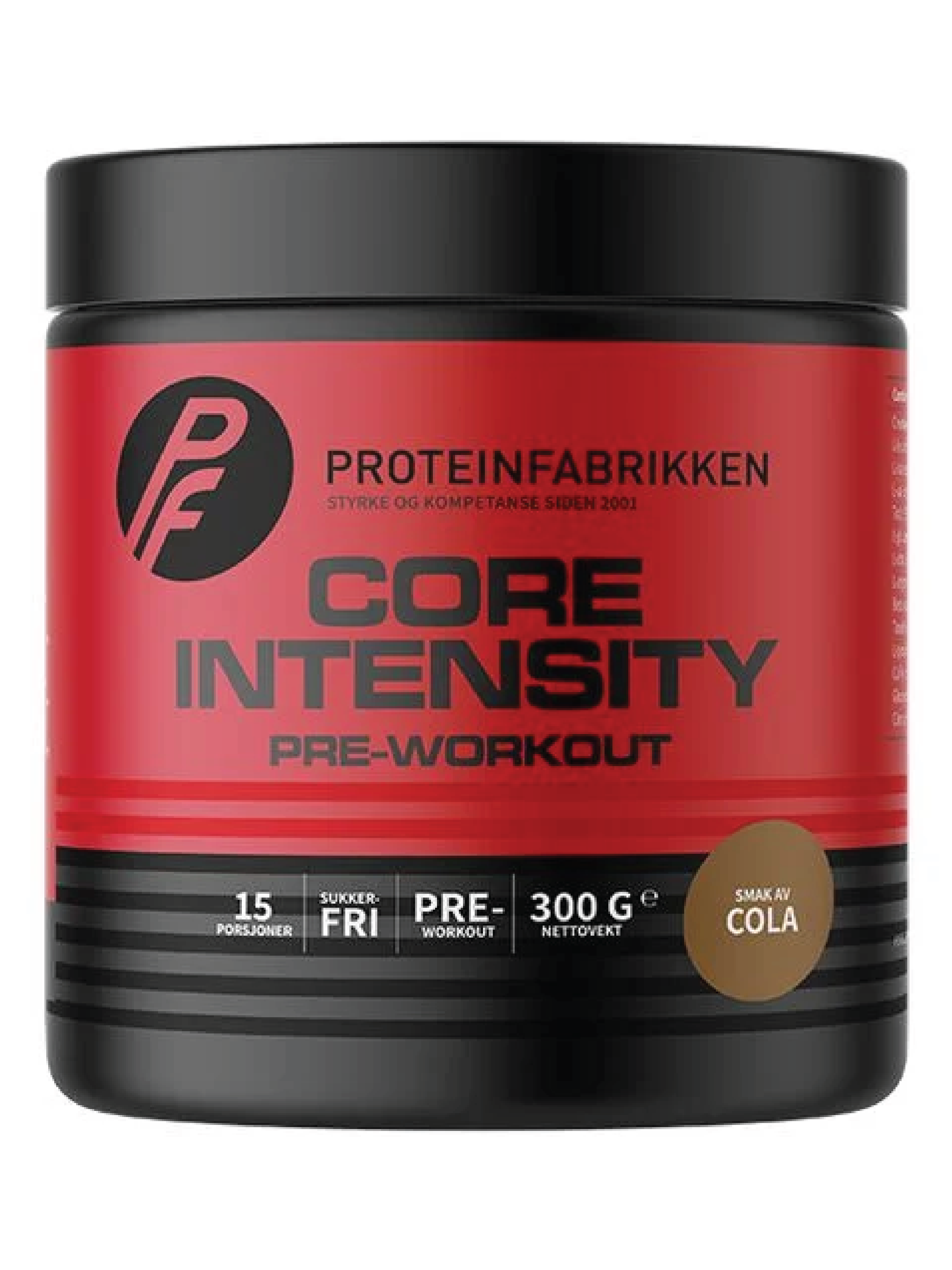 Proteinfabrikken Core Intensity, Cola, 300 g