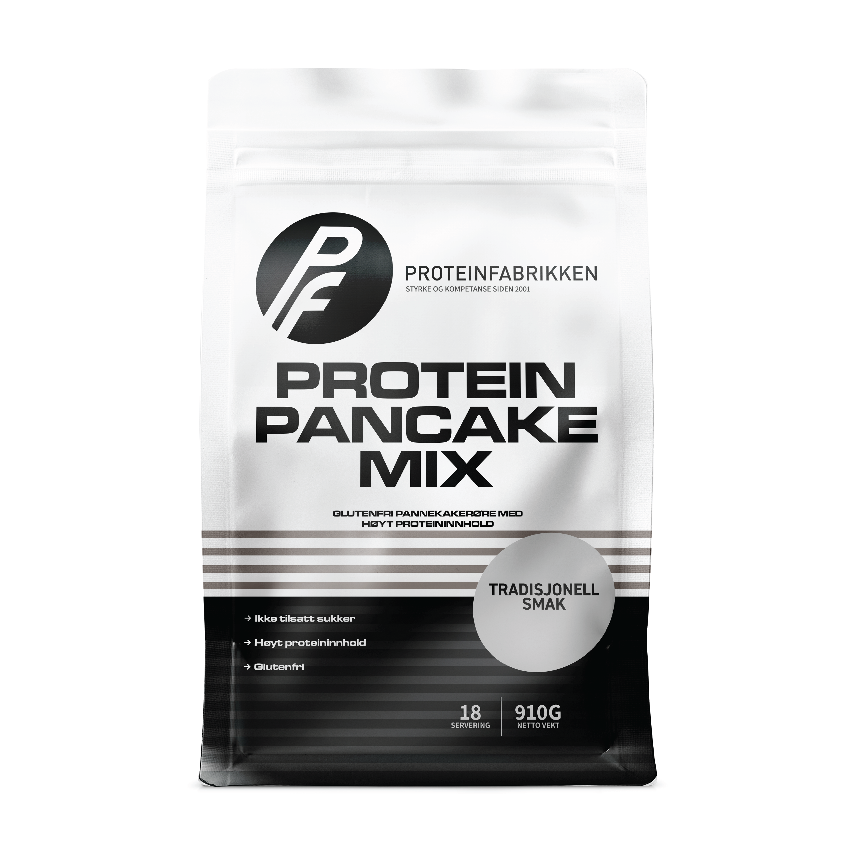 Proteinfabrikken Protein Pancake Powder Mix, 910 g