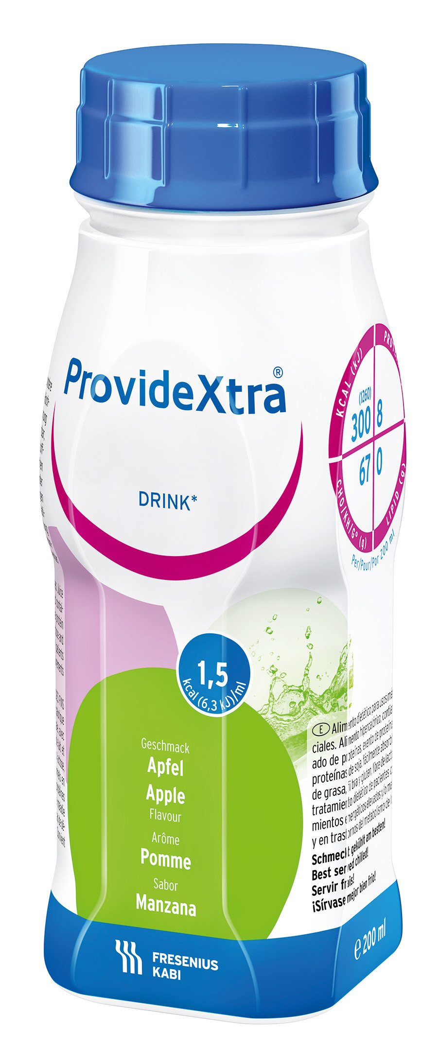 Providextra Drink eple, 4x200