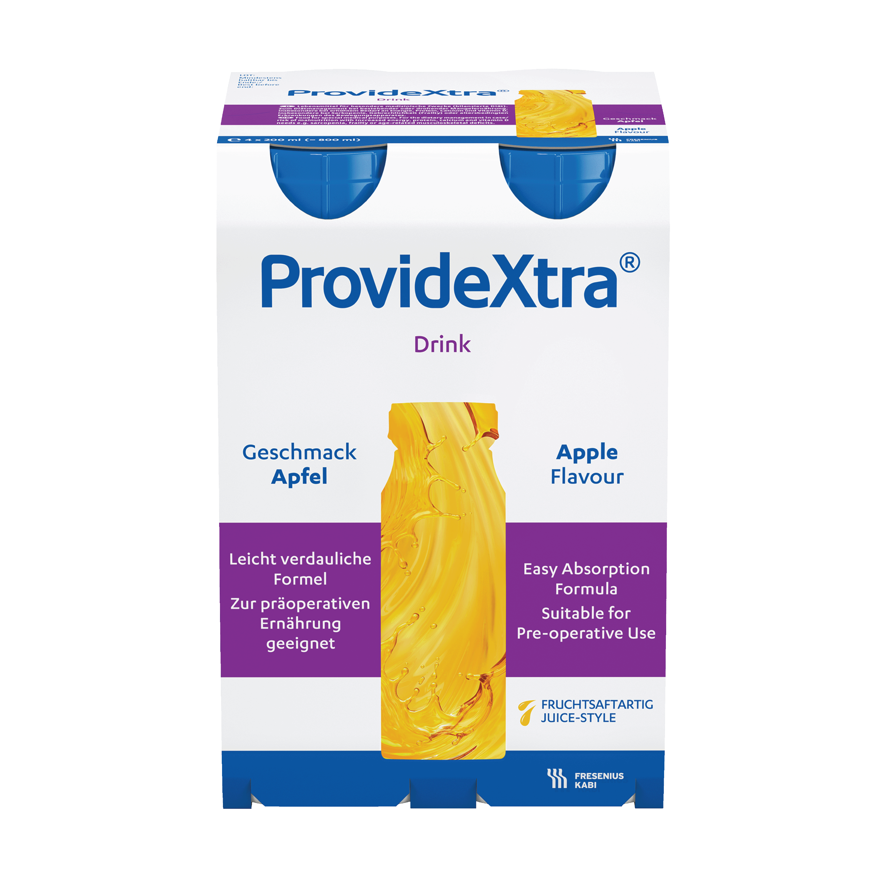 Providextra Drink eple, 4x200 ml