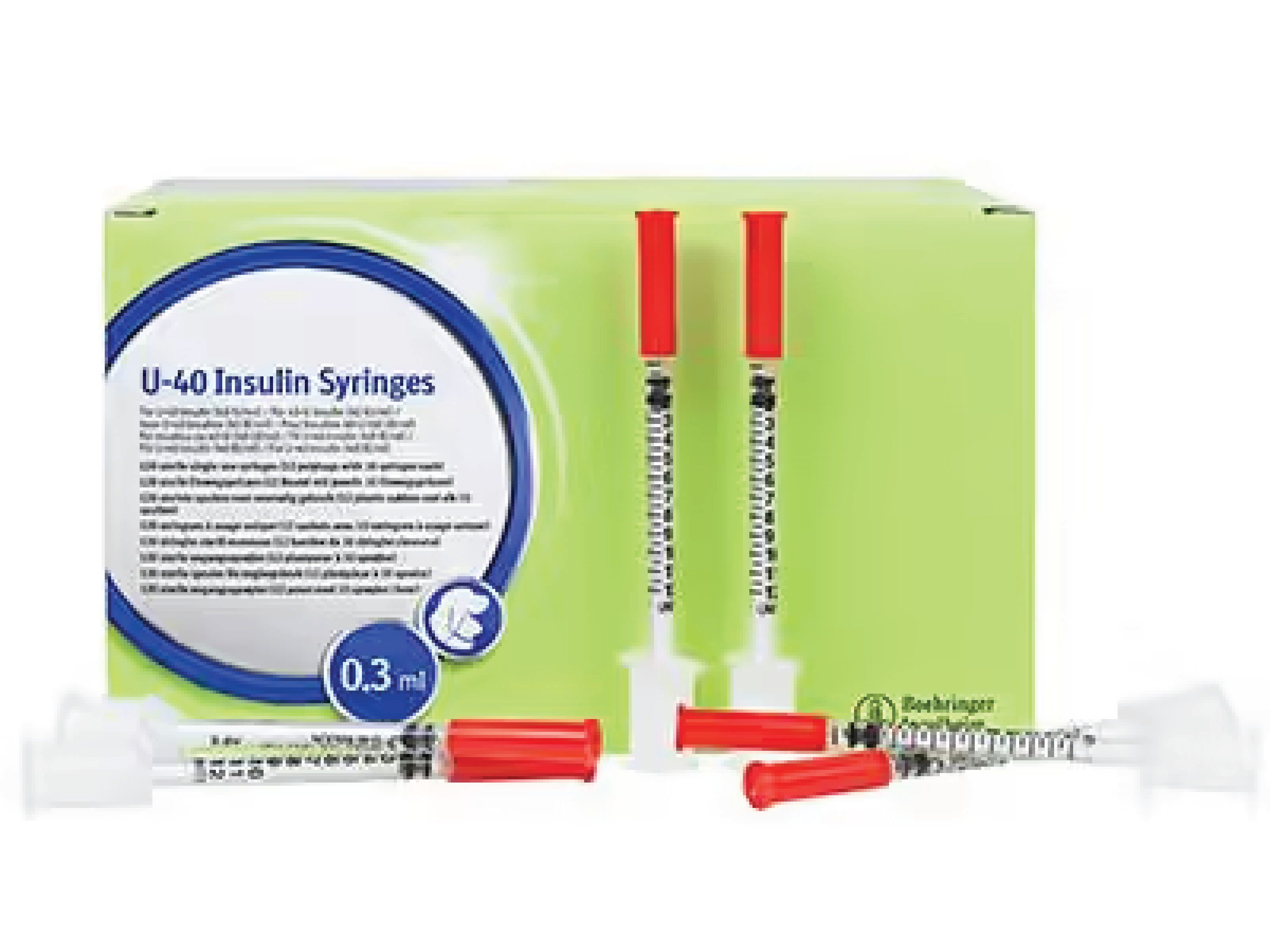 Prozinc U-40 insulin sprøyte 0,3 ml, 120 stk