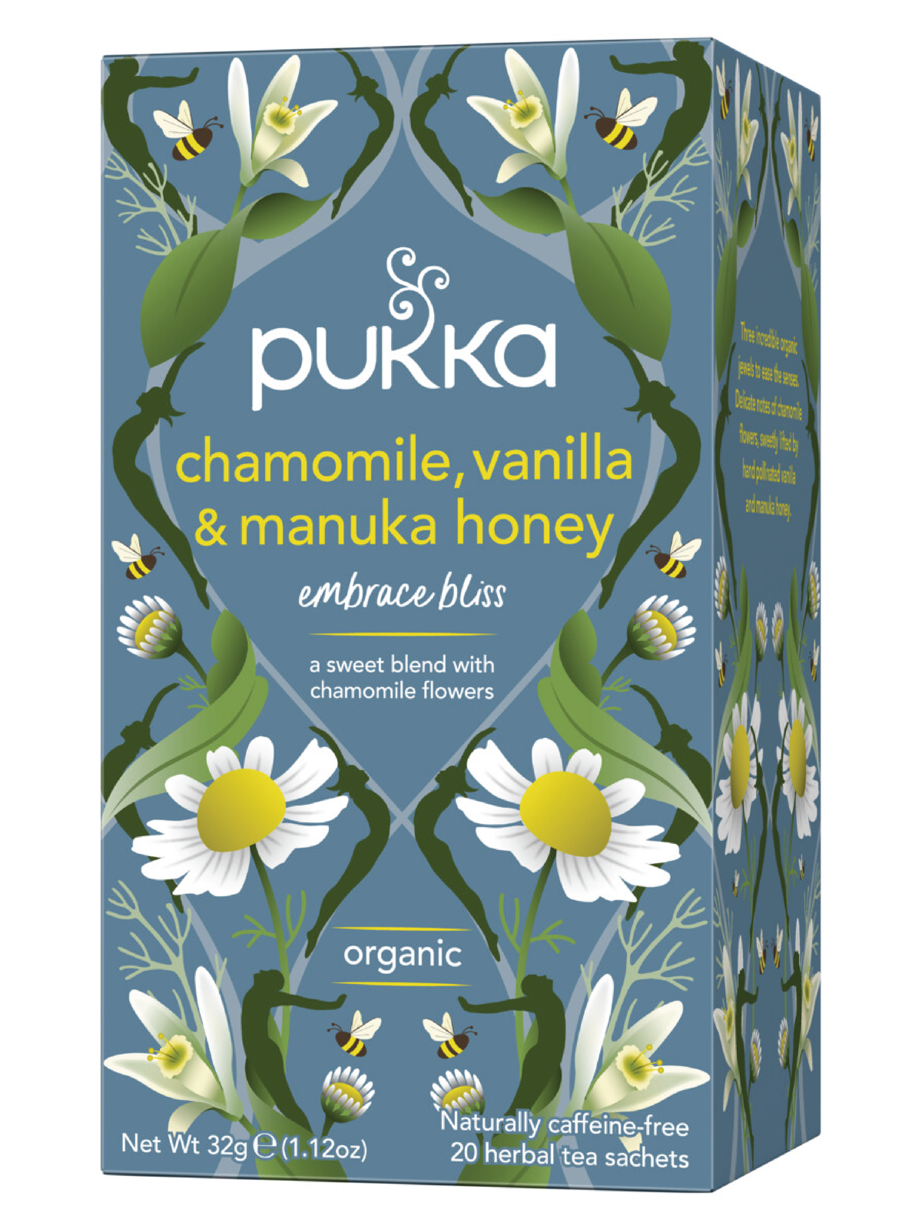 Pukka Te, Chamomile, Vanilla & Manuka, 20 stk.