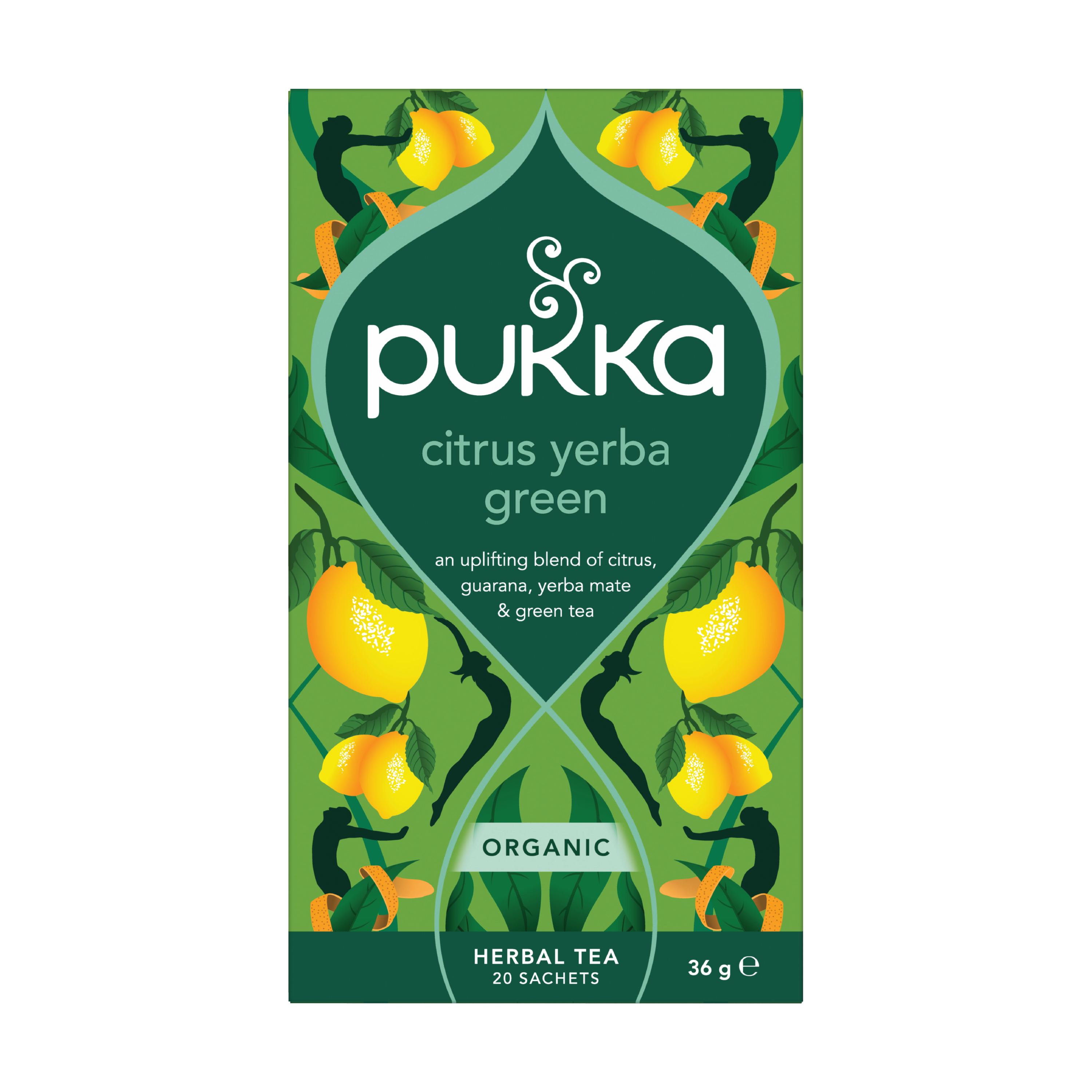 Pukka Citrus Yerba Green Te, 20 stk.