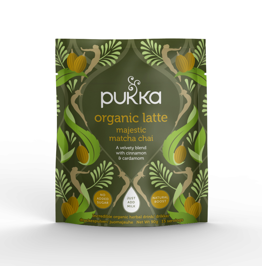 Pukka Pukka Latte Majestic Matcha Chai, 90 gram