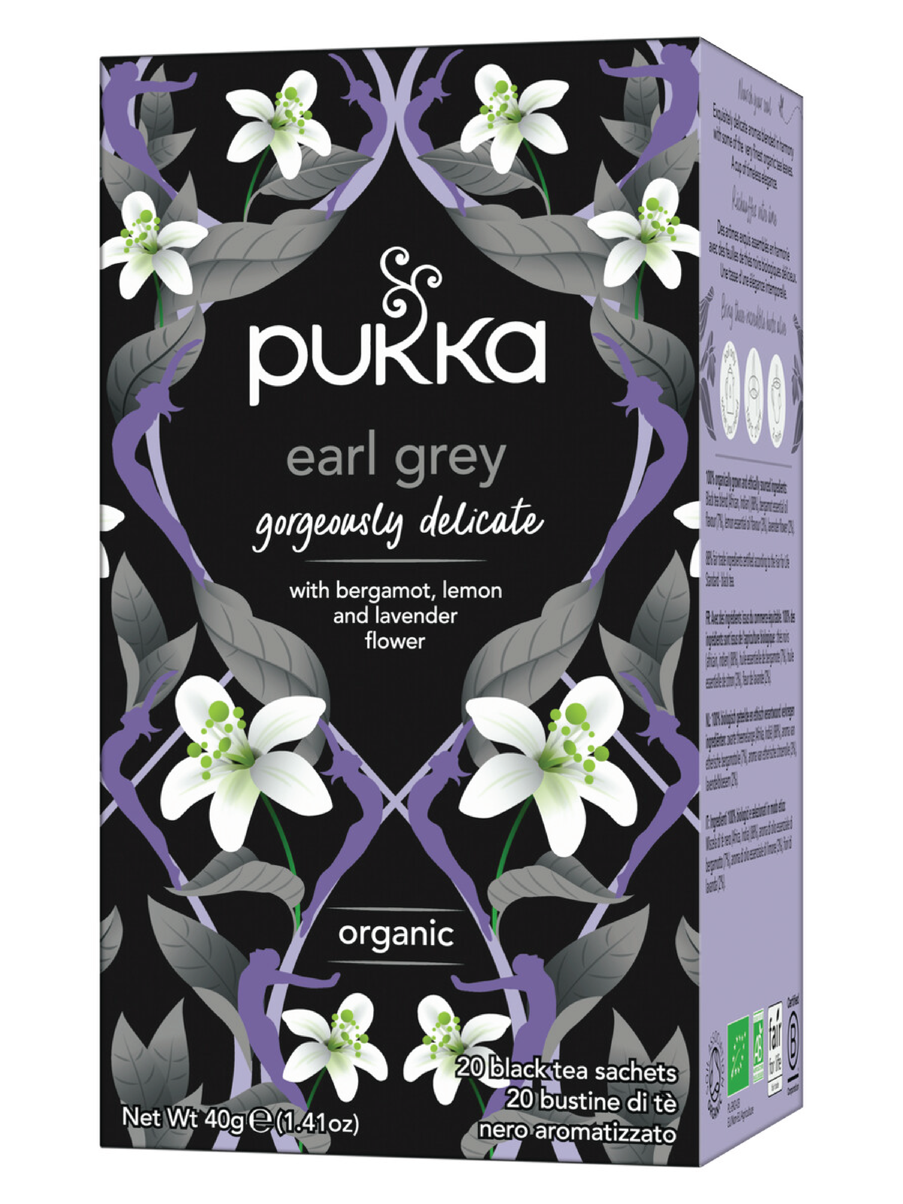 Pukka Te, Earl Grey, 20 stk