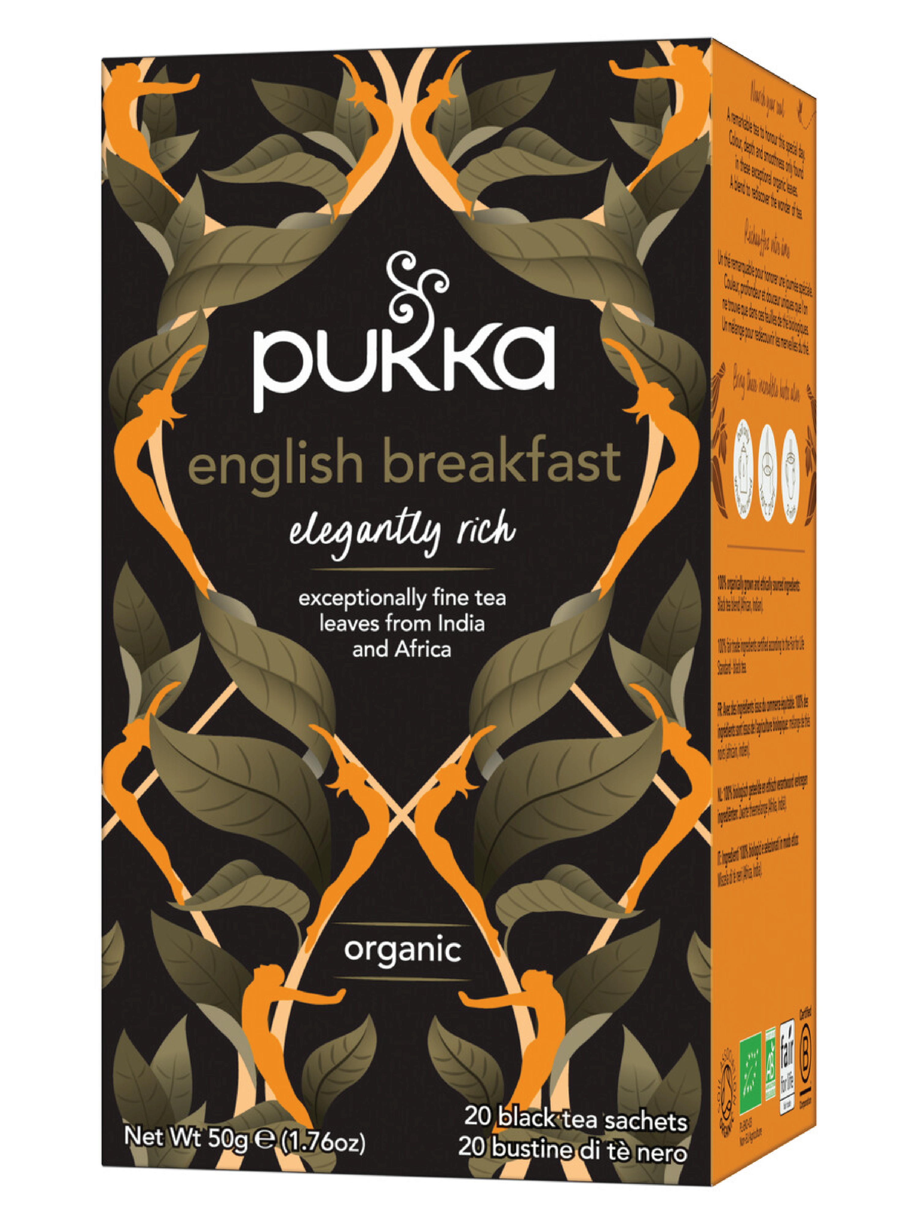 Pukka Te, Elegant English Breakfast, 20 stk