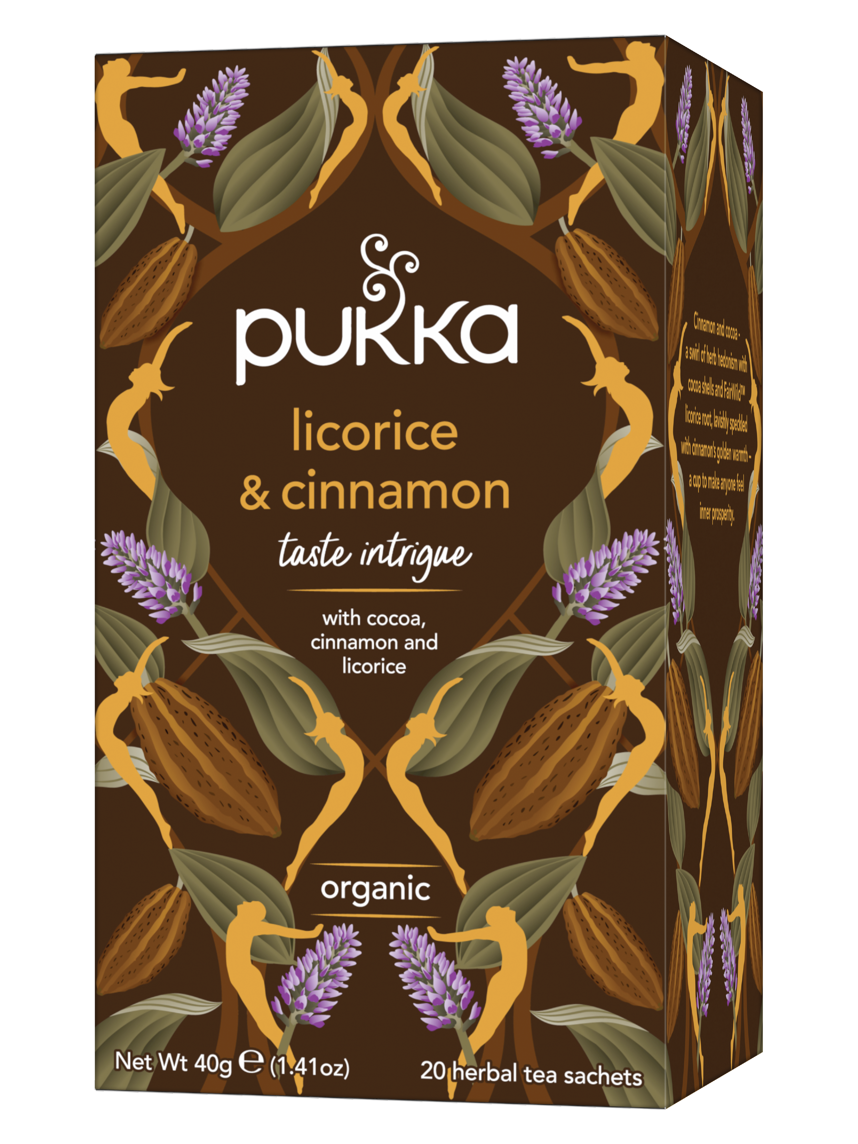 Pukka Te, Licorice & Cinnamon, 20 stk