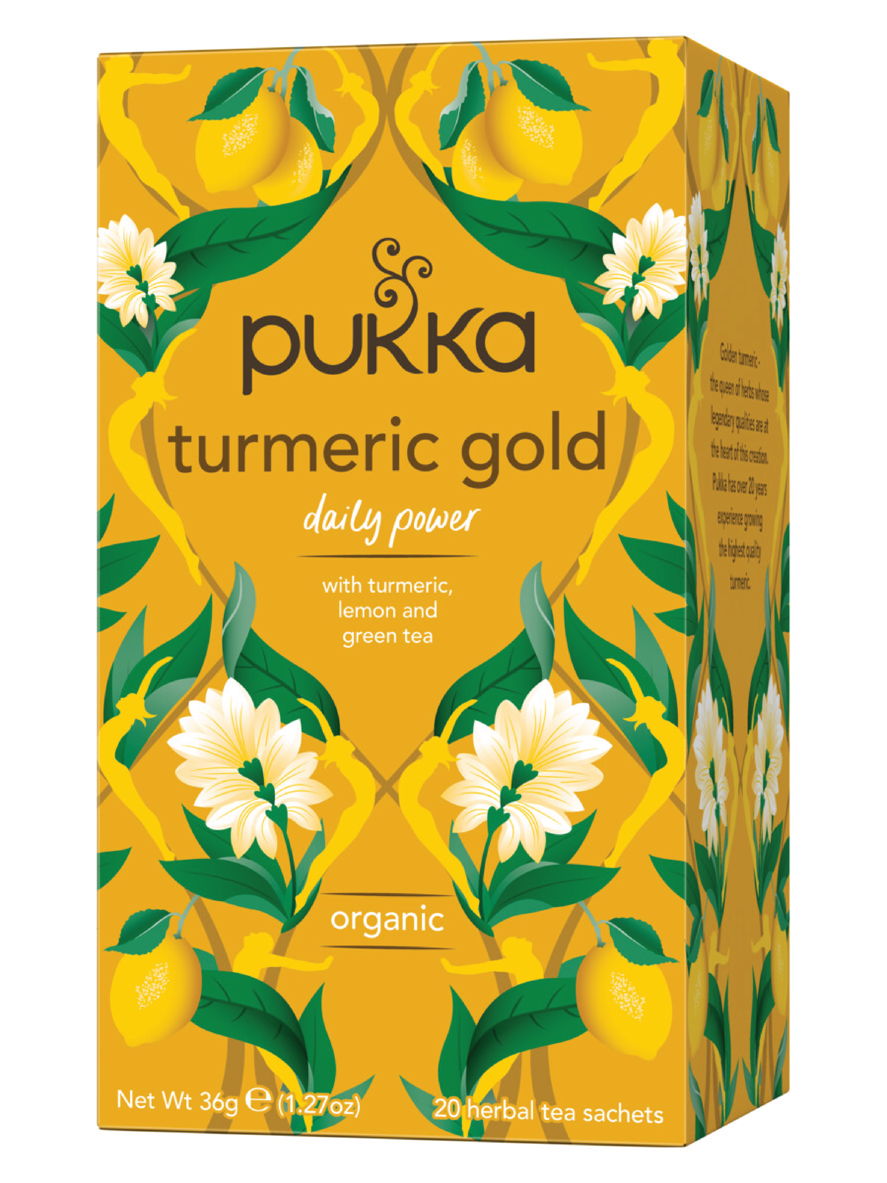 Pukka Te, Turmeric Gold, 20 stk