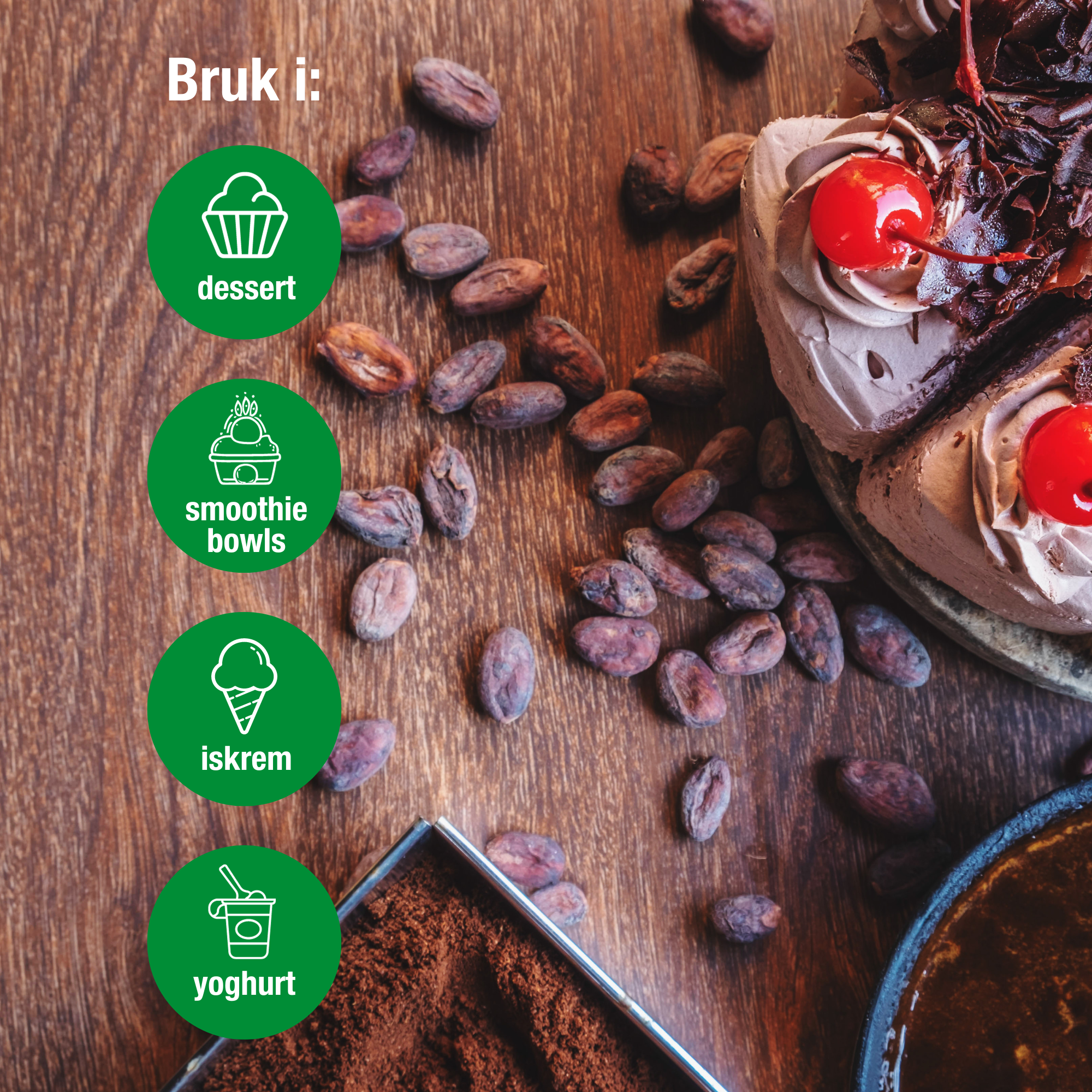 Purasana Cacao Powder, 200 g