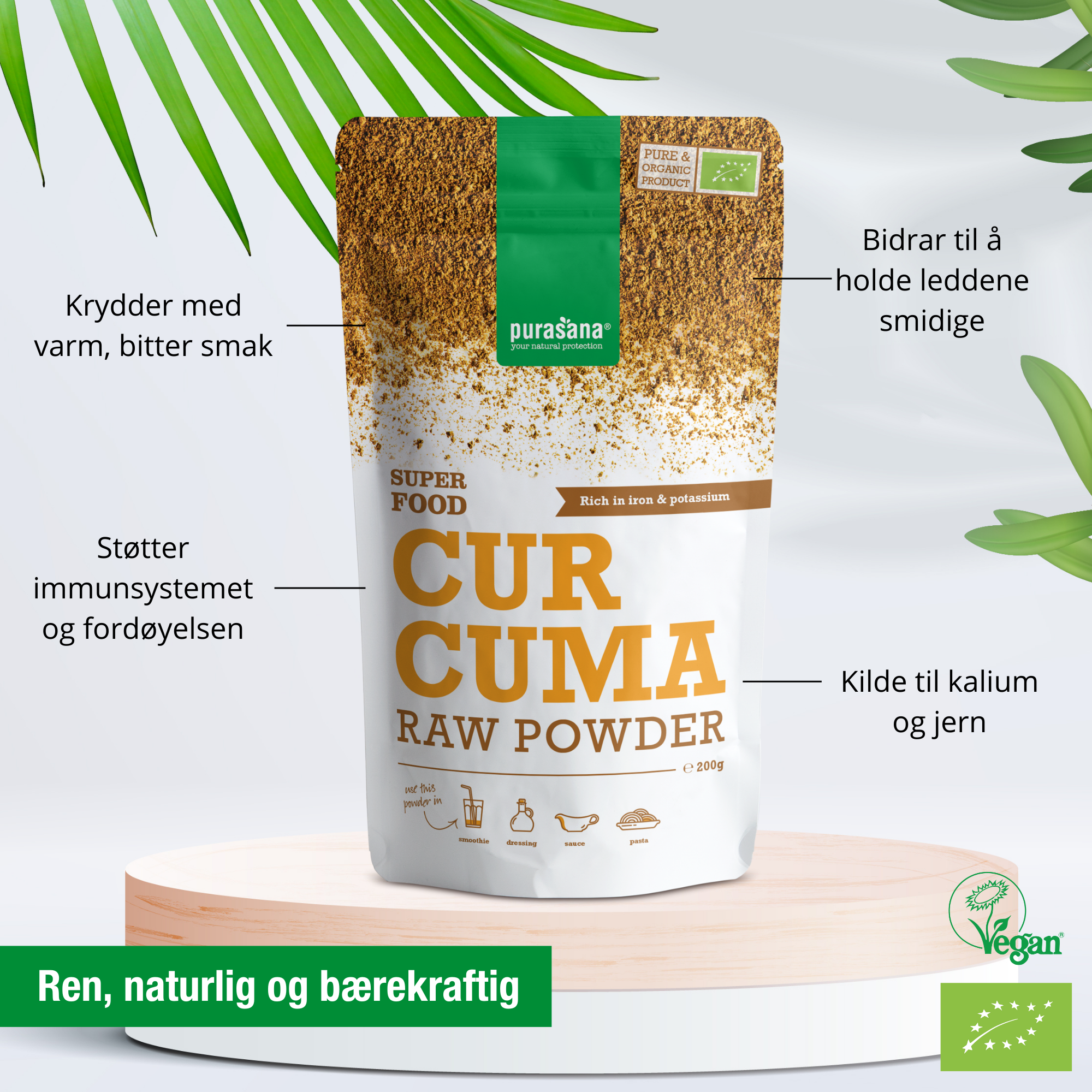 Purasana Curcuma Powder, 200 g