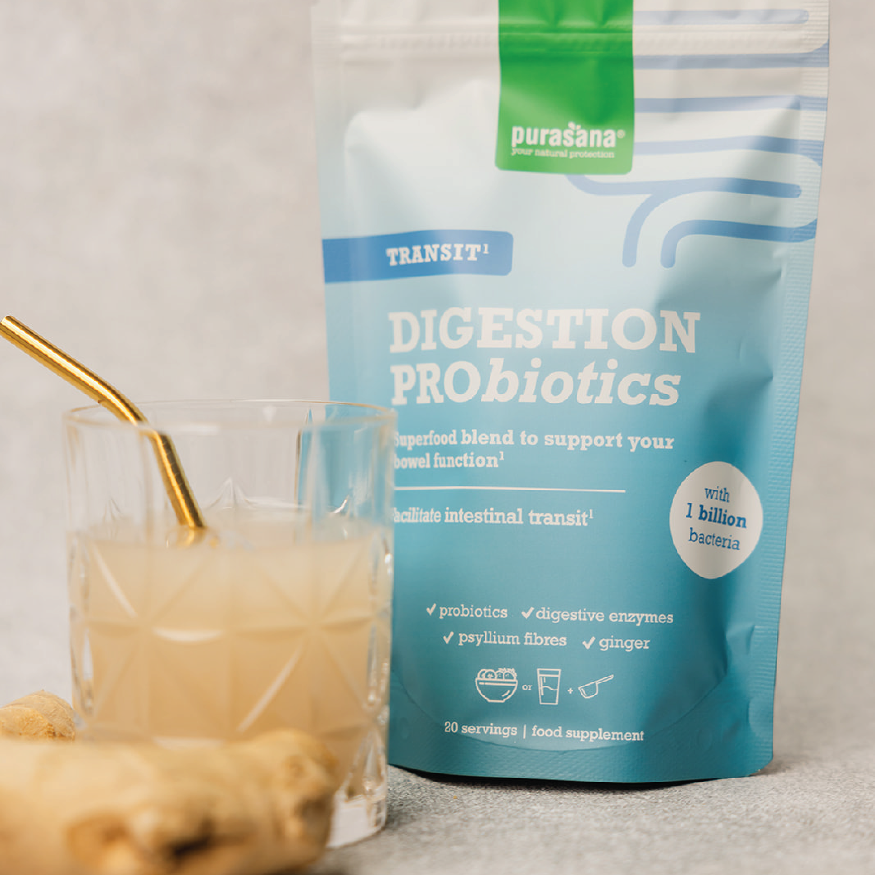 Purasana Digestion Pro Transit, 140 g