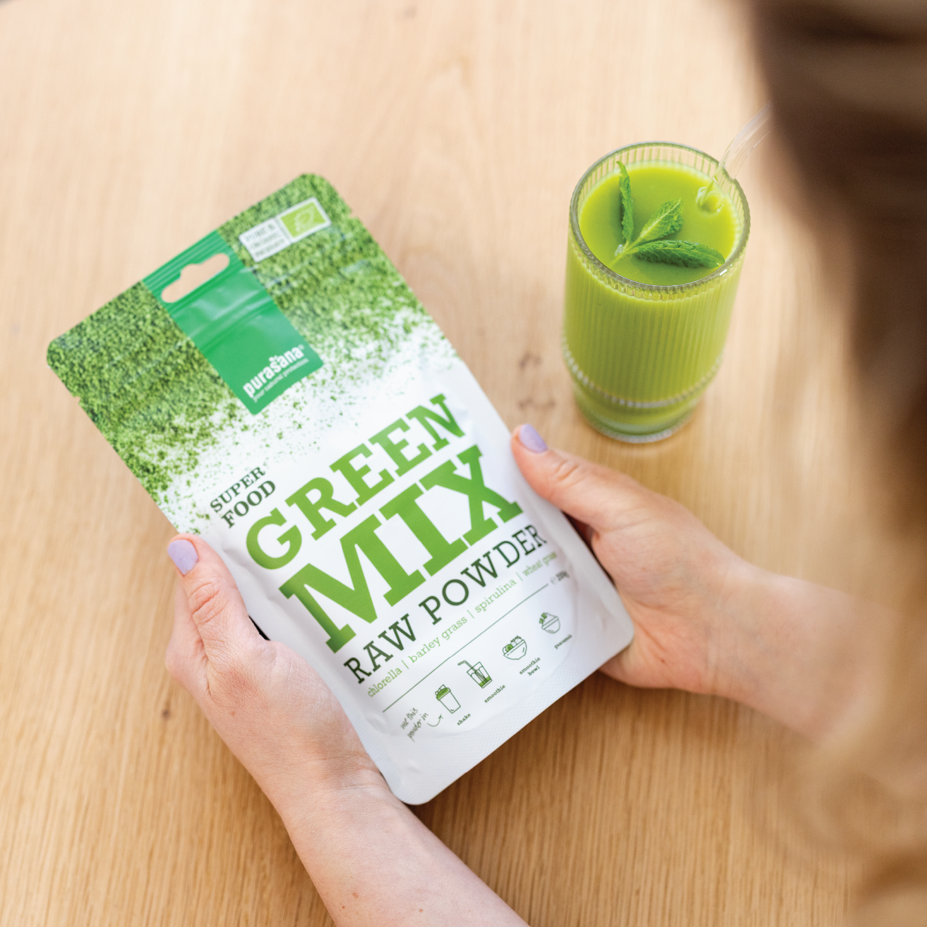 Purasana Green Mix Powder, 200 g