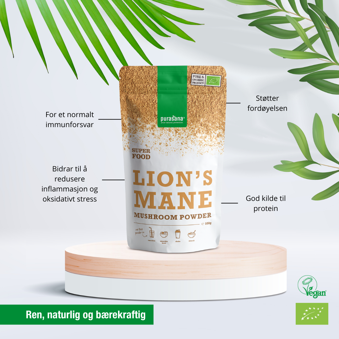 Purasana Lion's Mane Powder, 100 g