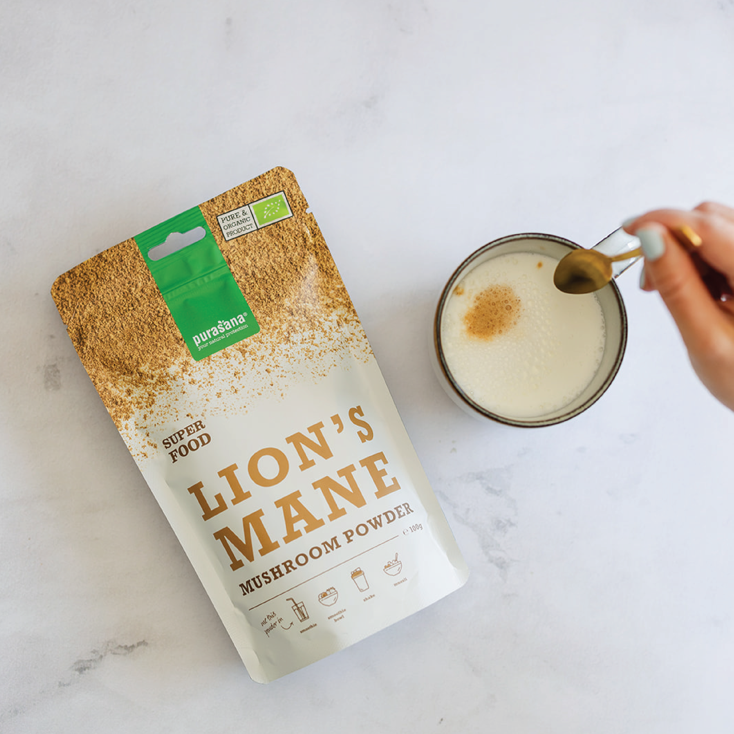 Purasana Lion's Mane Powder, 100 g