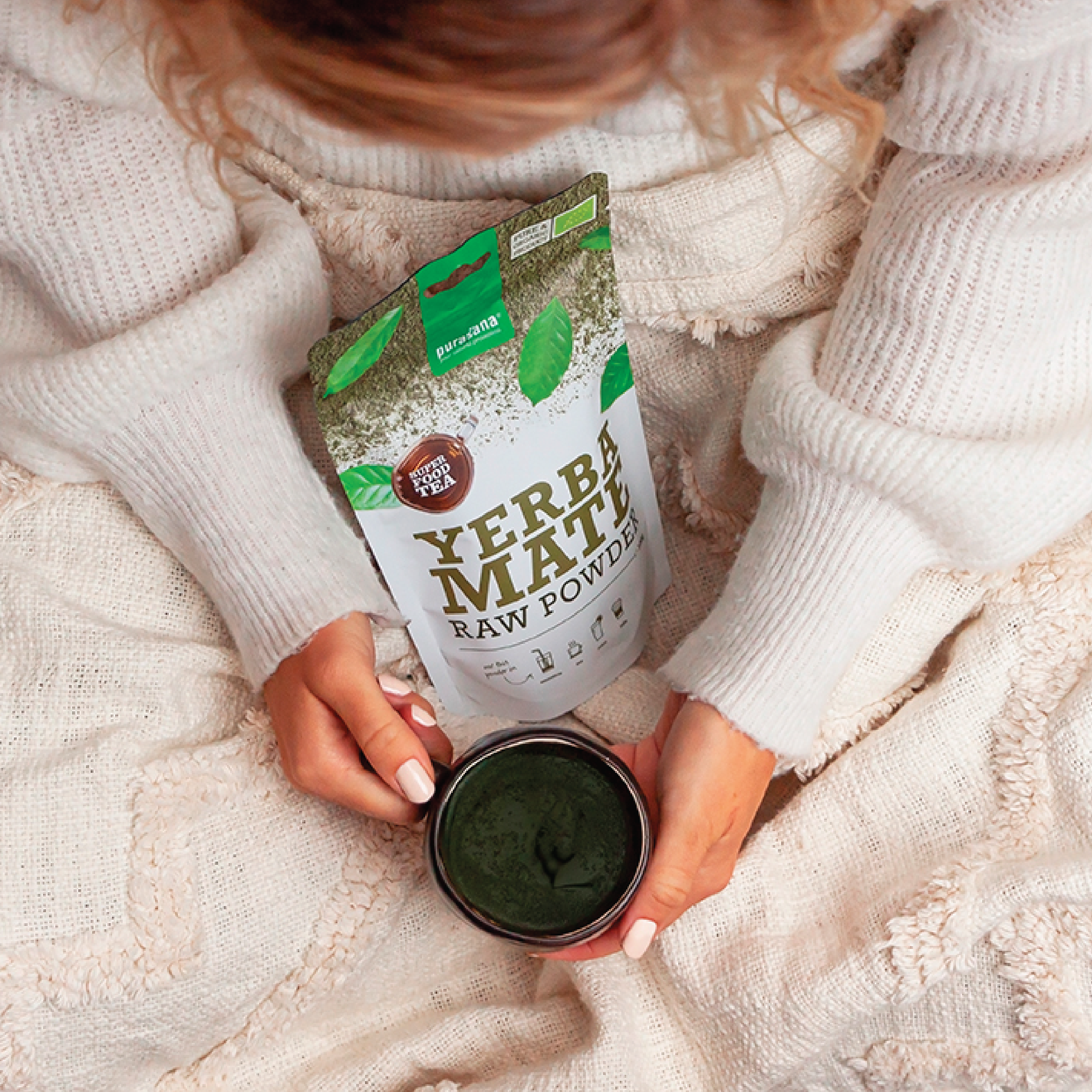 Purasana Yerba Mate Raw Powder, 100 g