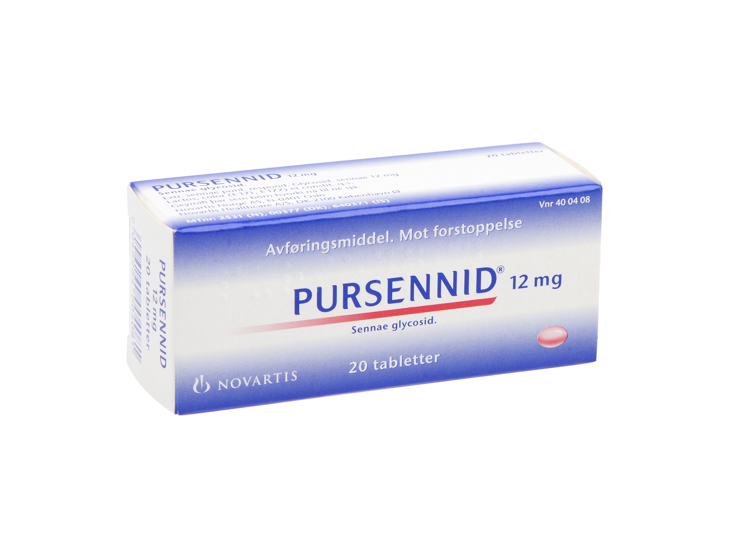 Pursennid Tabletter 12mg, 20 stk.