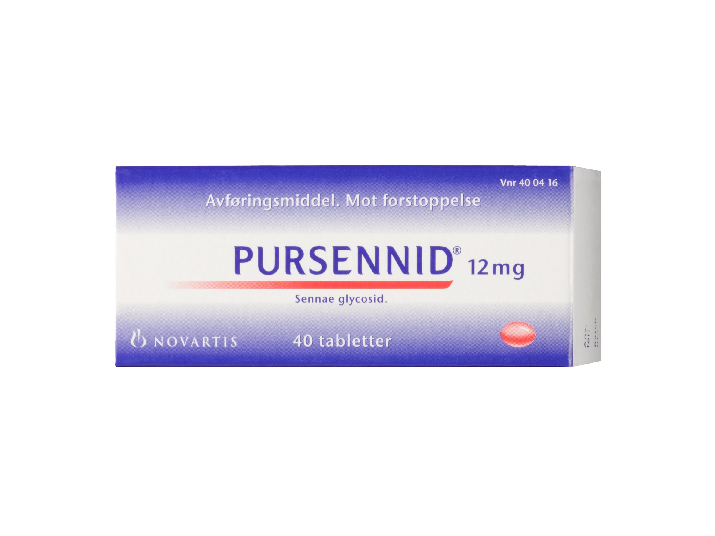 Pursennid Tabletter 12mg, 40 stk.