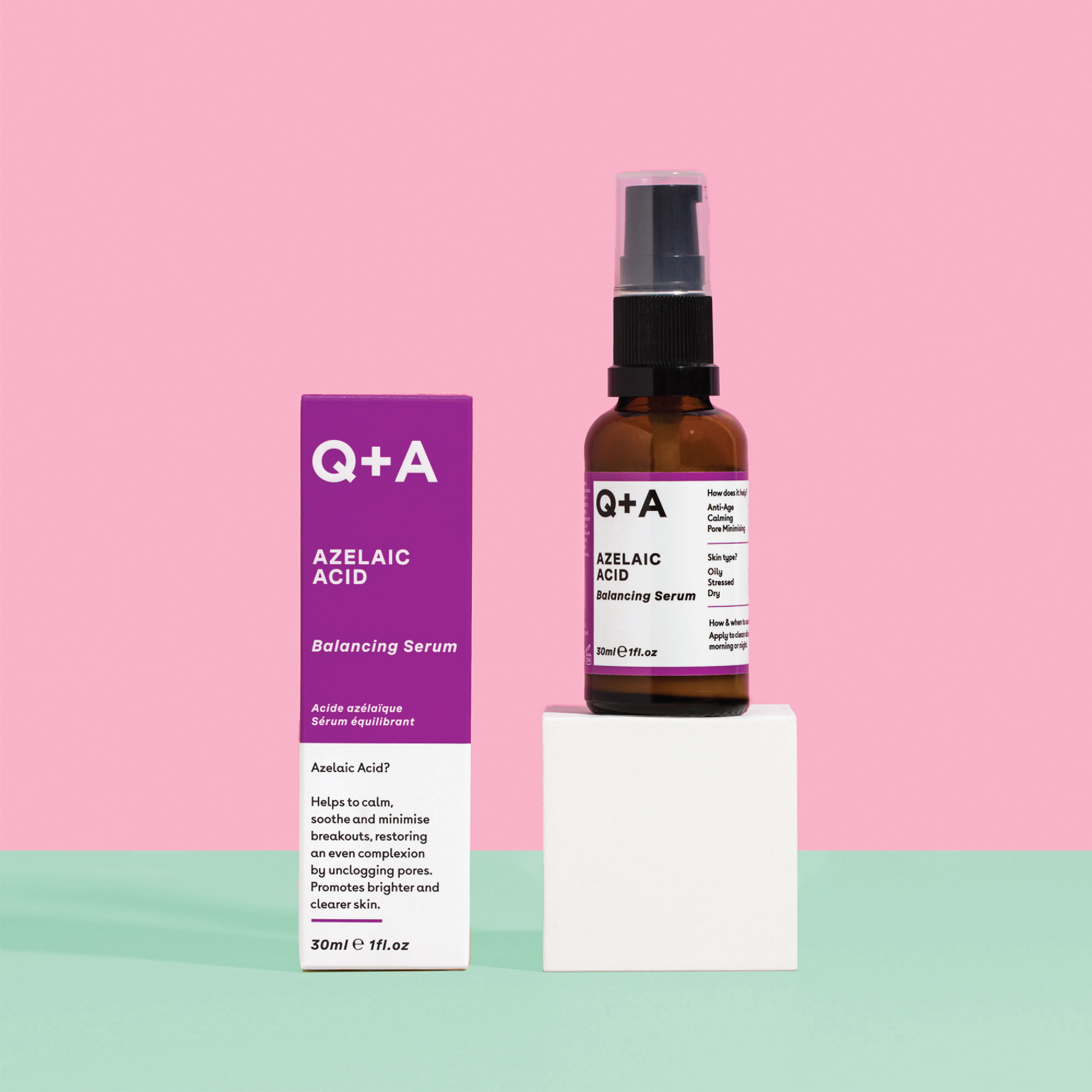 Q+A Azelaic Acid Balancing Serum, 30 ml