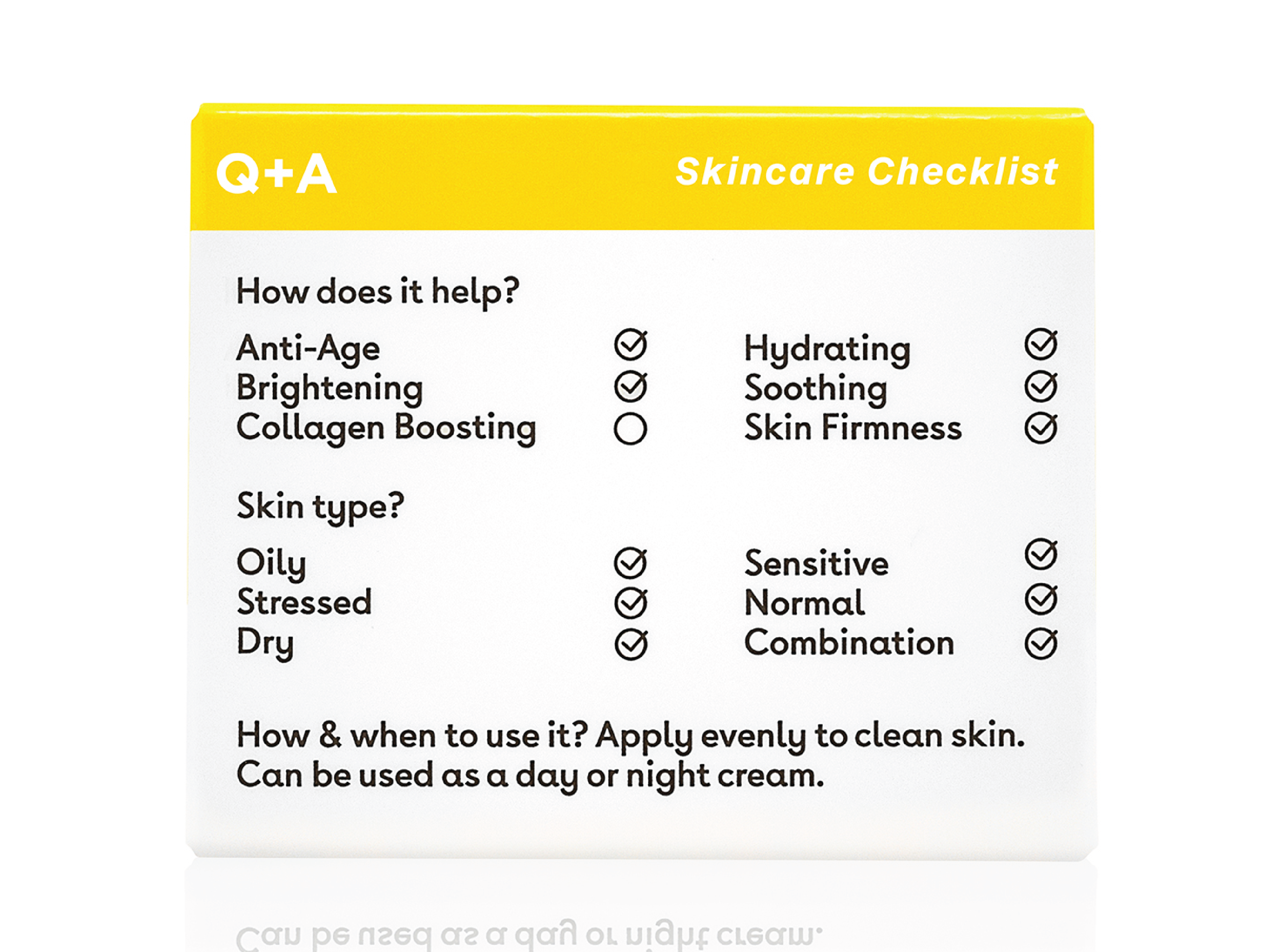 Q+A Ceramide Barrier Defence Face Cream, 50 g