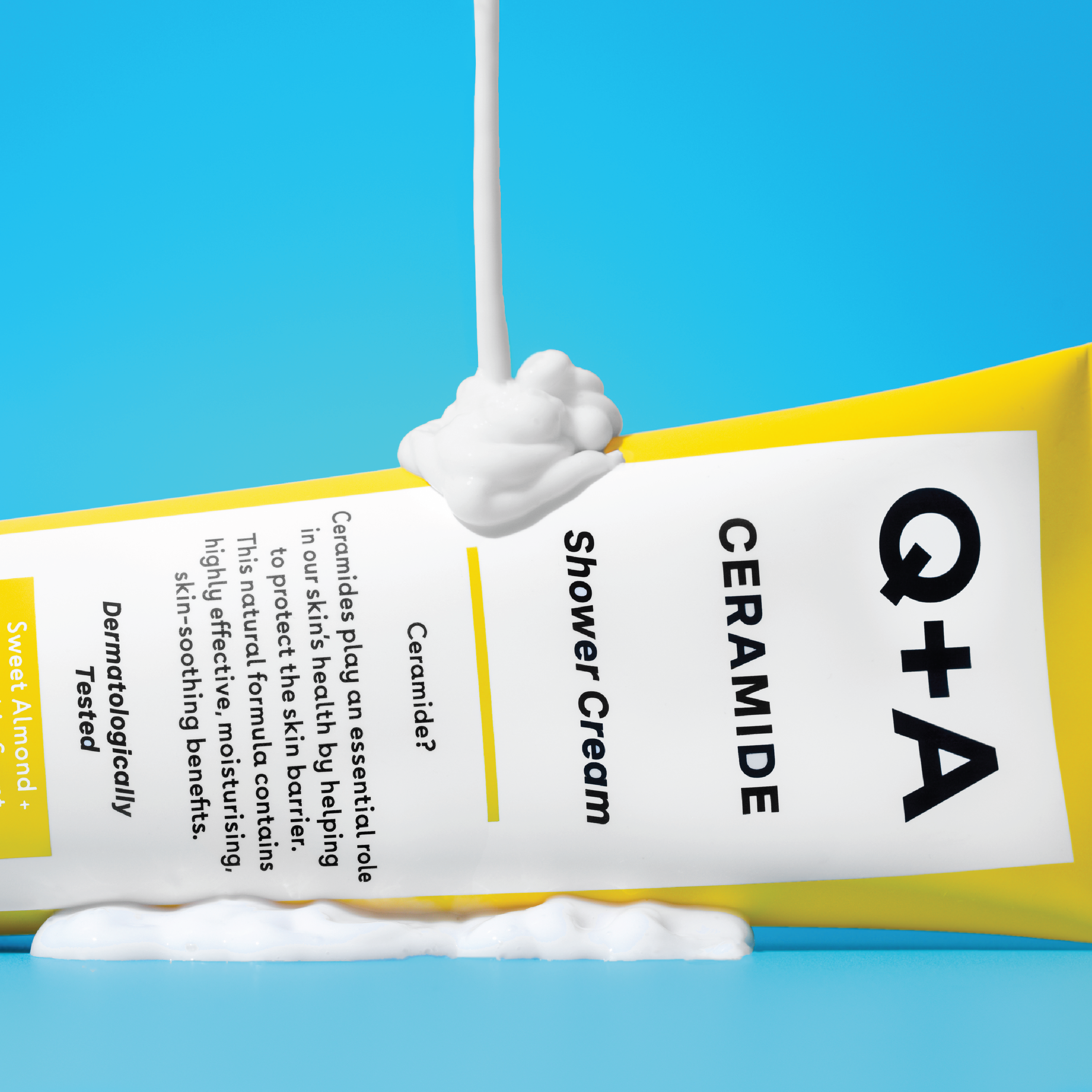 Q+A Ceramide Shower Cream, 250 ml