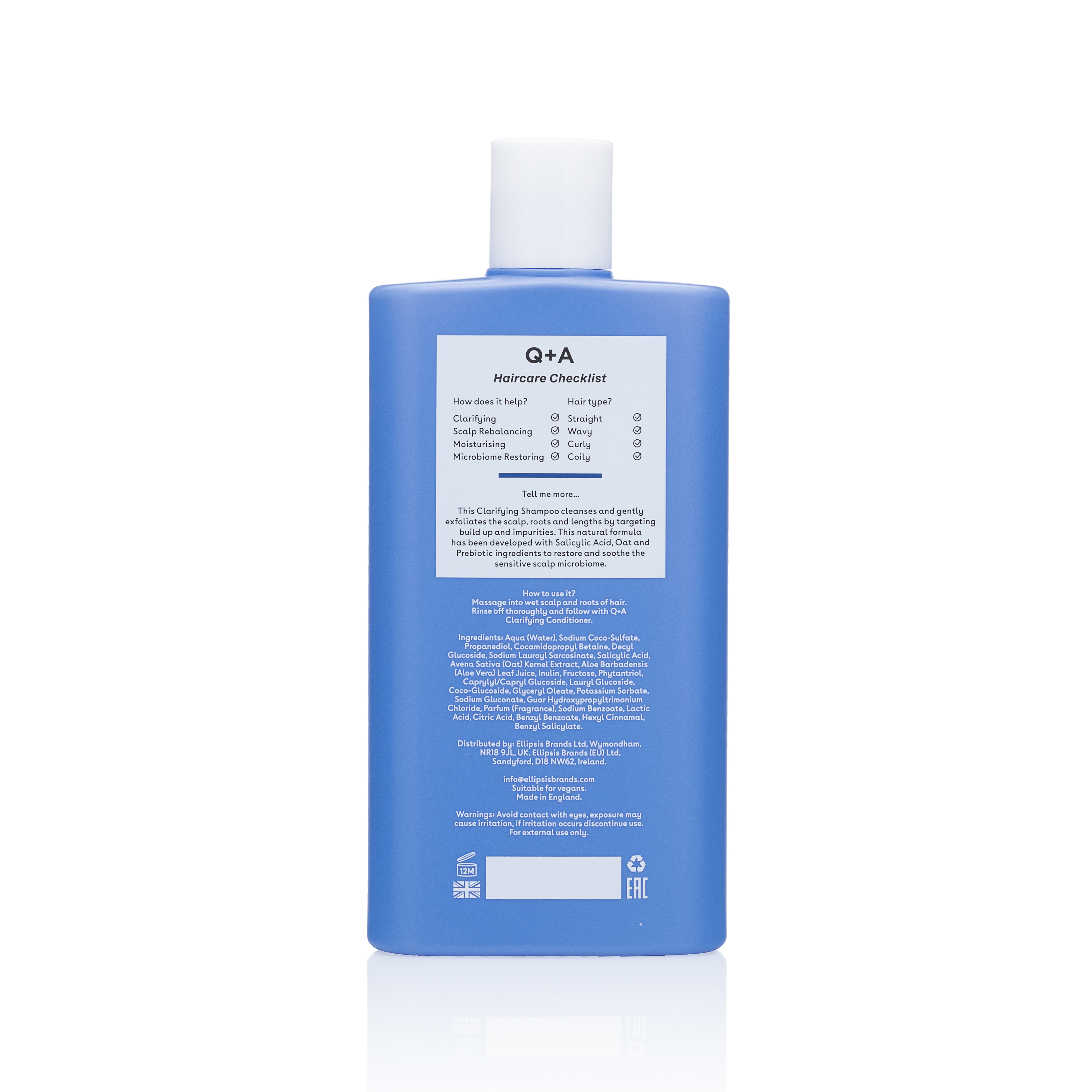Q+A Clarifying Shampoo, 250 ml