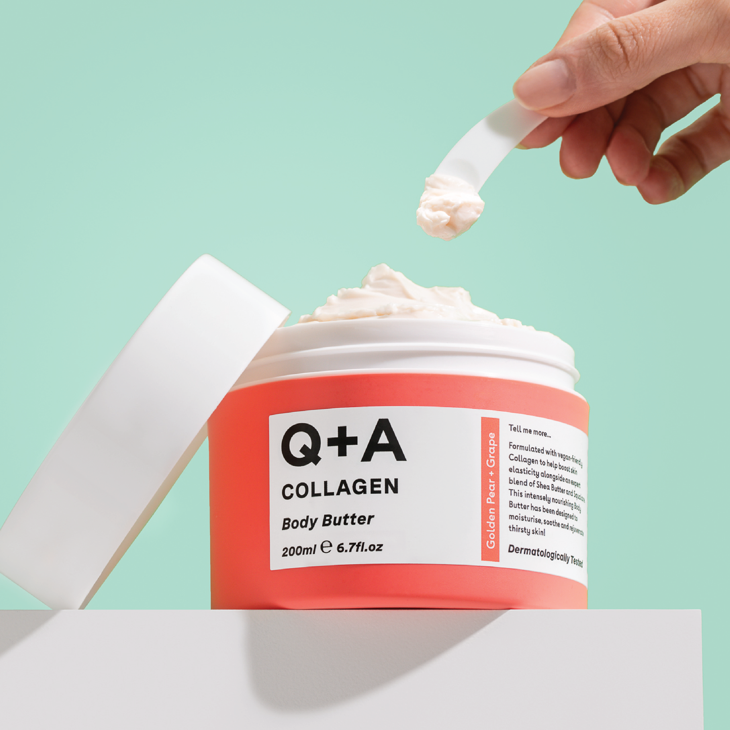 Q+A Collagen Body Butter, 200 ml