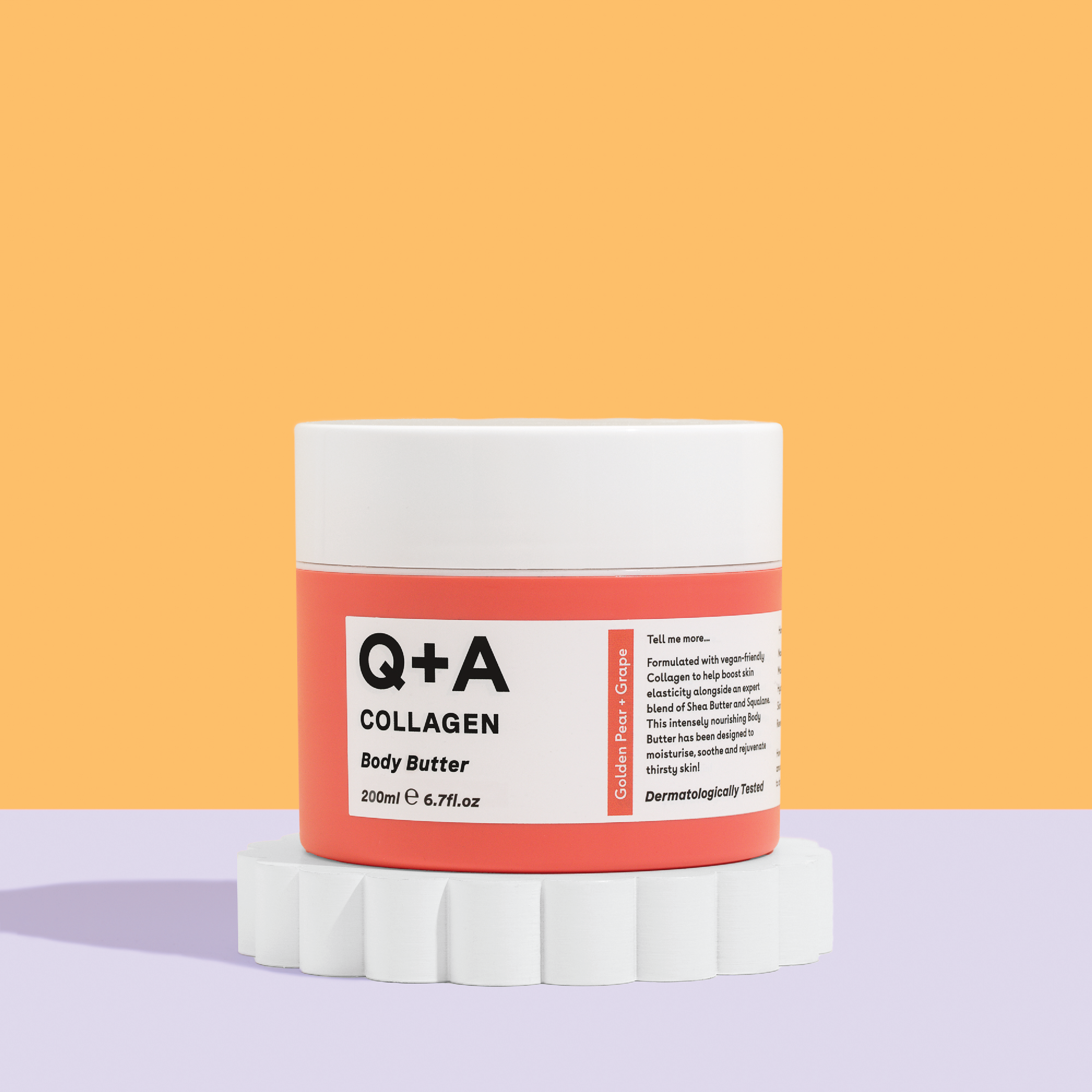 Q+A Collagen Body Butter, 200 ml