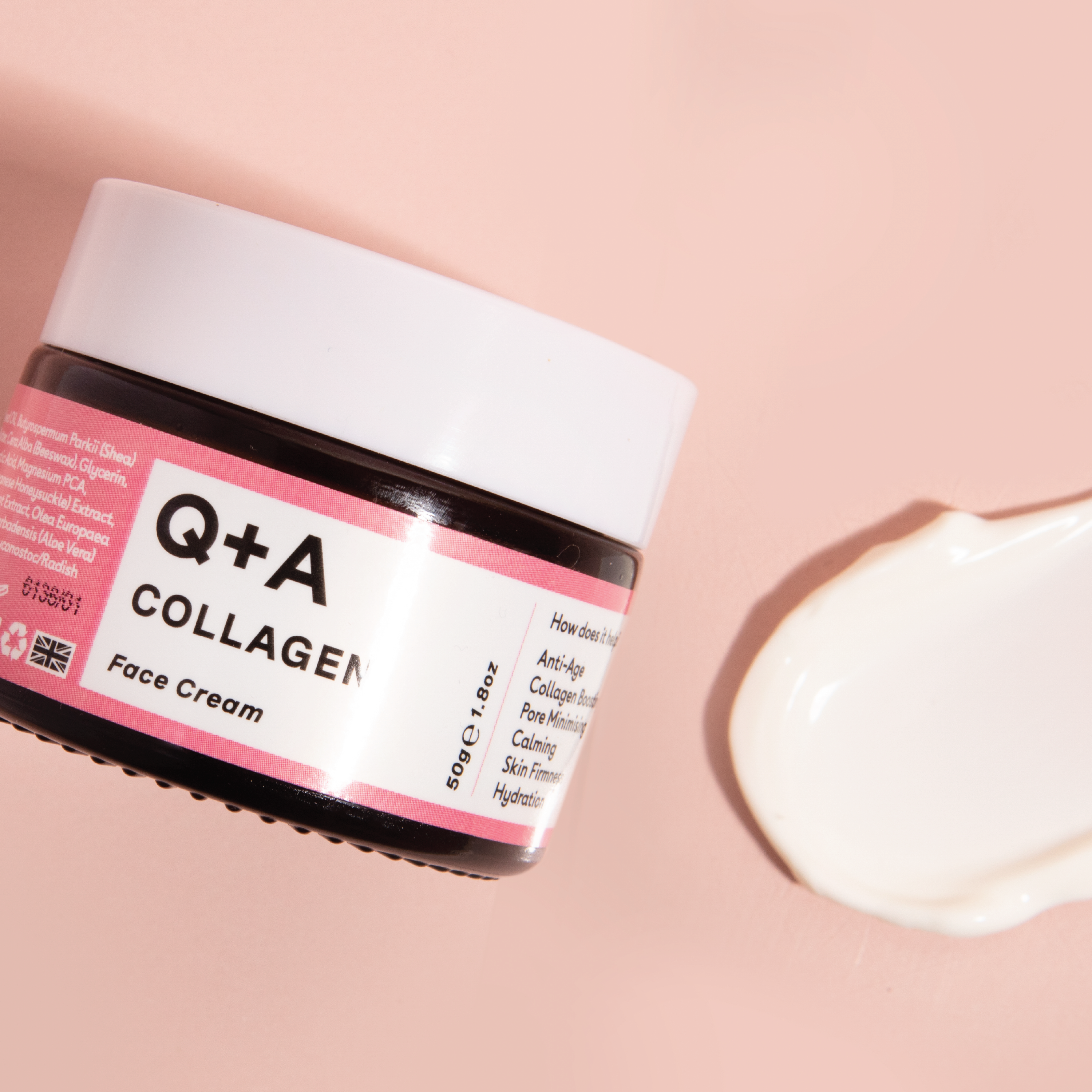 Q+A Collagen Face Cream, 50 g