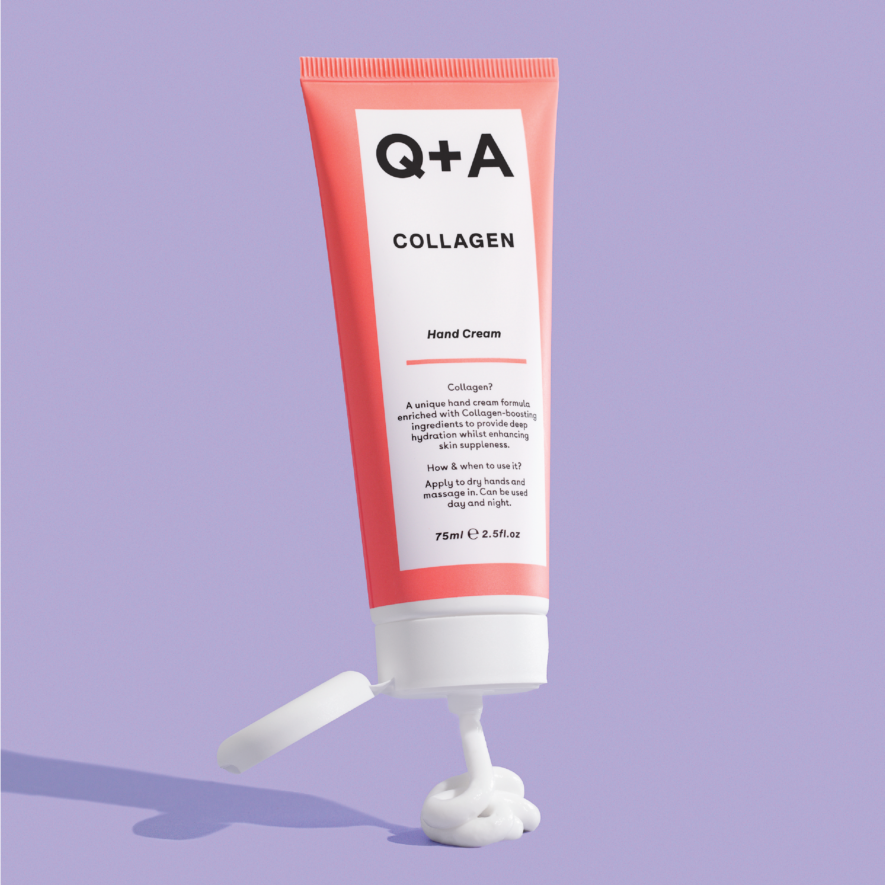 Q+A Collagen Hand Cream, 75 ml